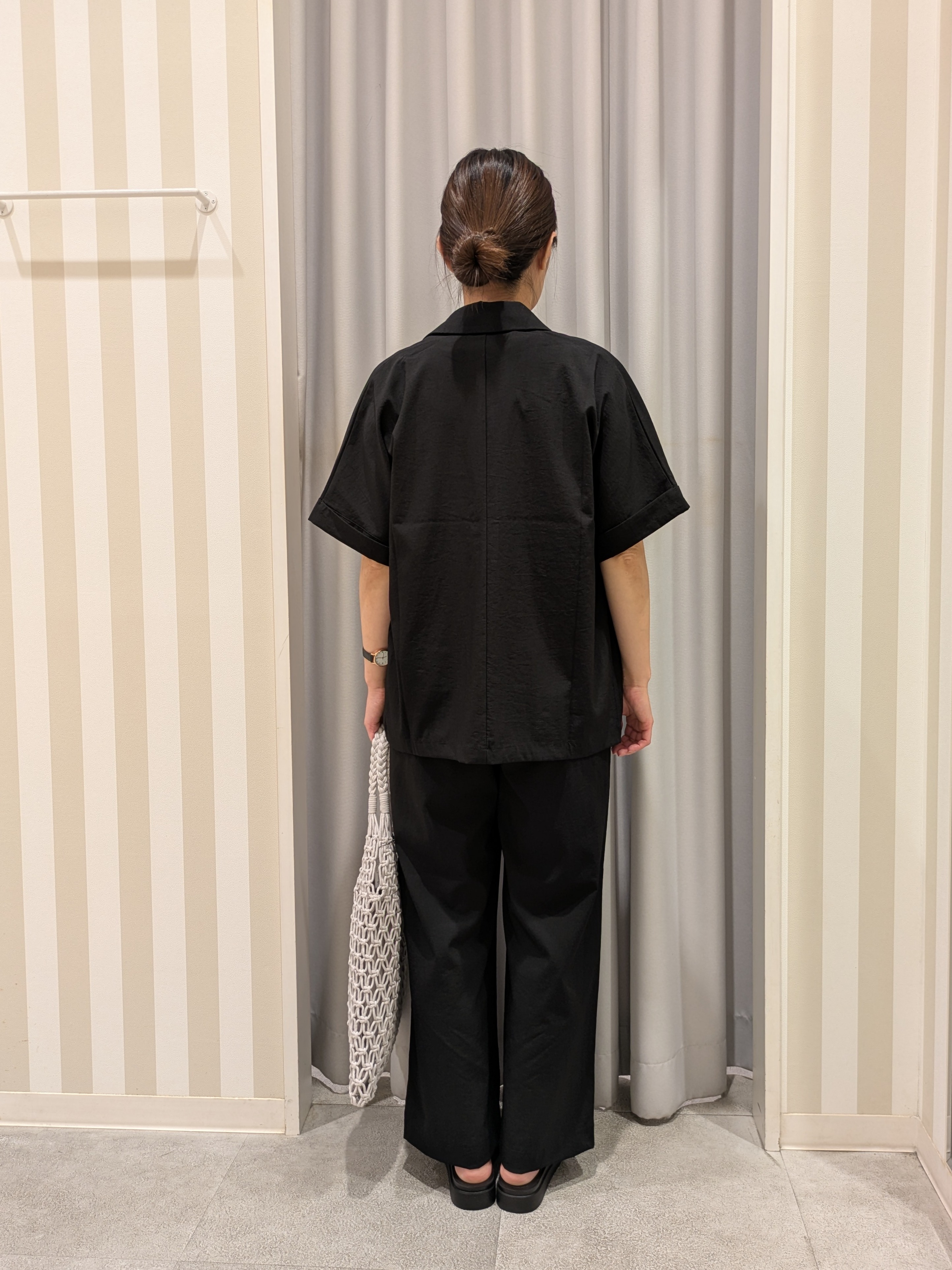 𝐂𝐡𝐢𝐢 &hearts;(ちー)さんの「SHOO･LA･RUE｜【高レビュー/洗濯機可/セットアップ可】軽凛(かろりん) 半袖ジャケット」を使ったコーディネート