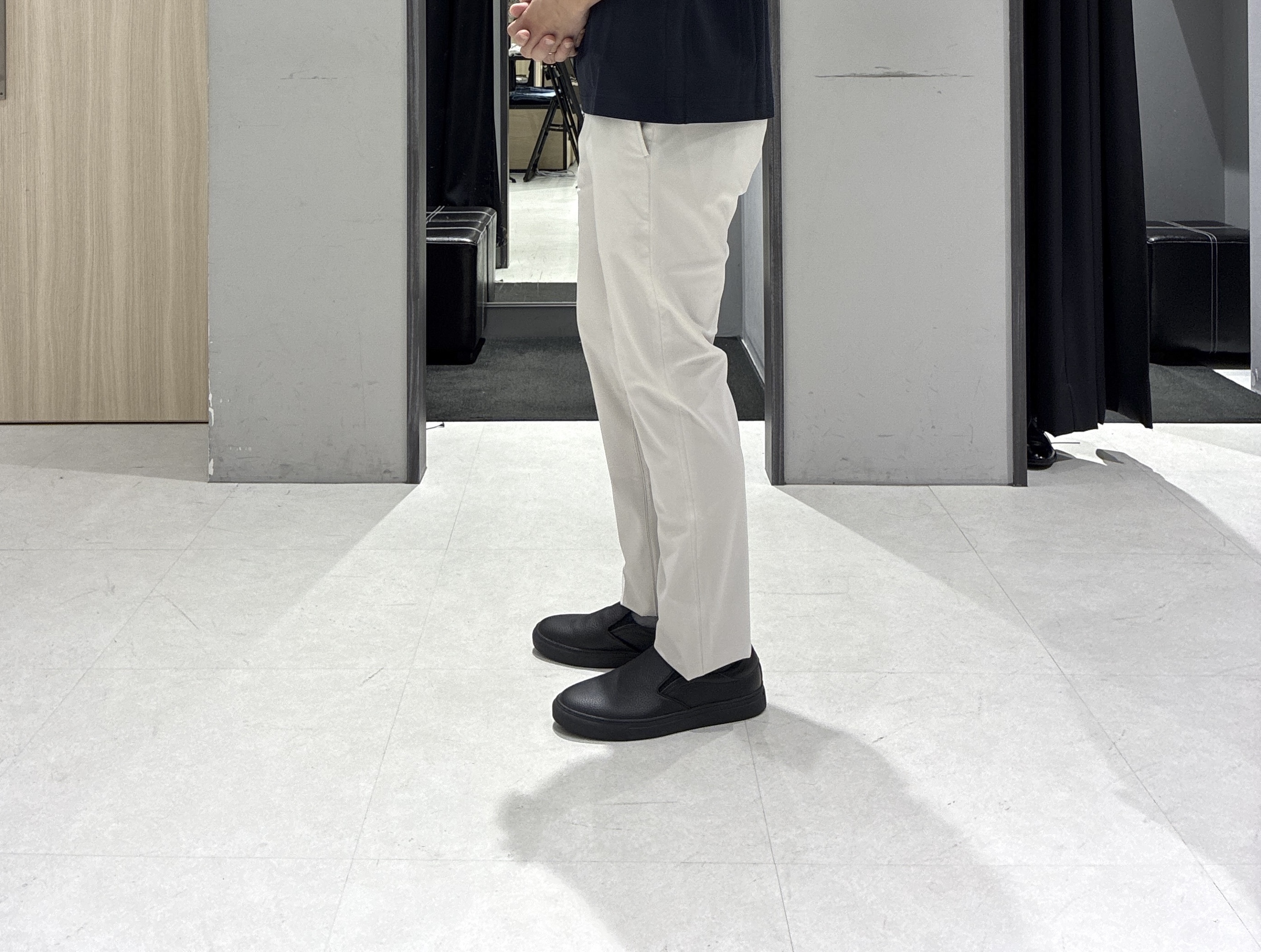 わいずみさんの「TAKEO KIKUCHI｜【接触冷感】アイスクリアコットン ワンポイント ポロシャツ」を使ったコーディネート