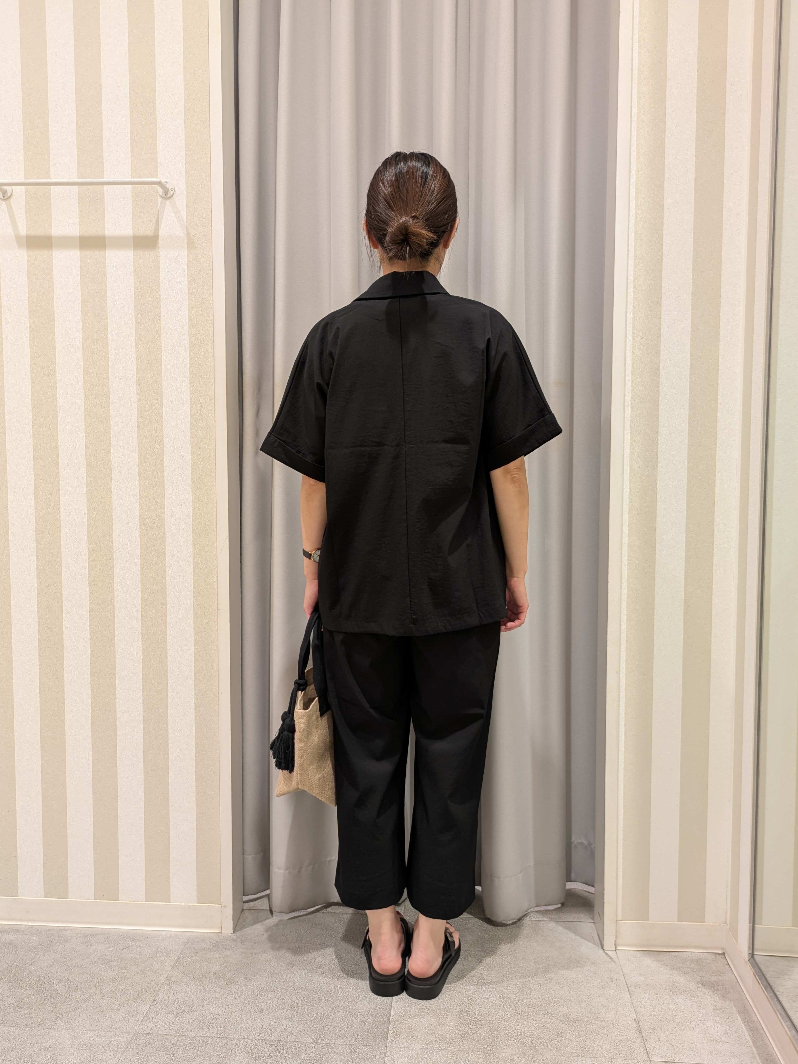 𝐂𝐡𝐢𝐢 &hearts;(ちー)さんの「SHOO･LA･RUE｜【高レビュー/洗濯機可/セットアップ可】軽凛(かろりん) 半袖ジャケット」を使ったコーディネート