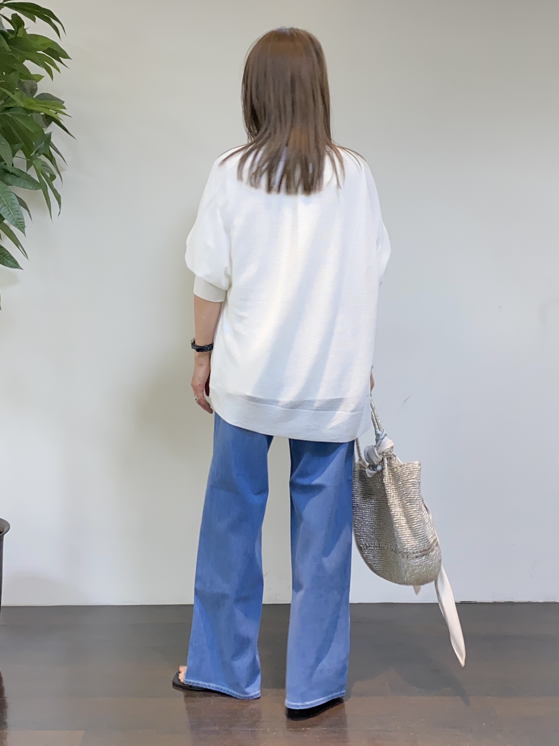 tomoさんの「UNTITLED｜【日除け・冷房対策に】コットンリネンカーディガン」を使ったコーディネート