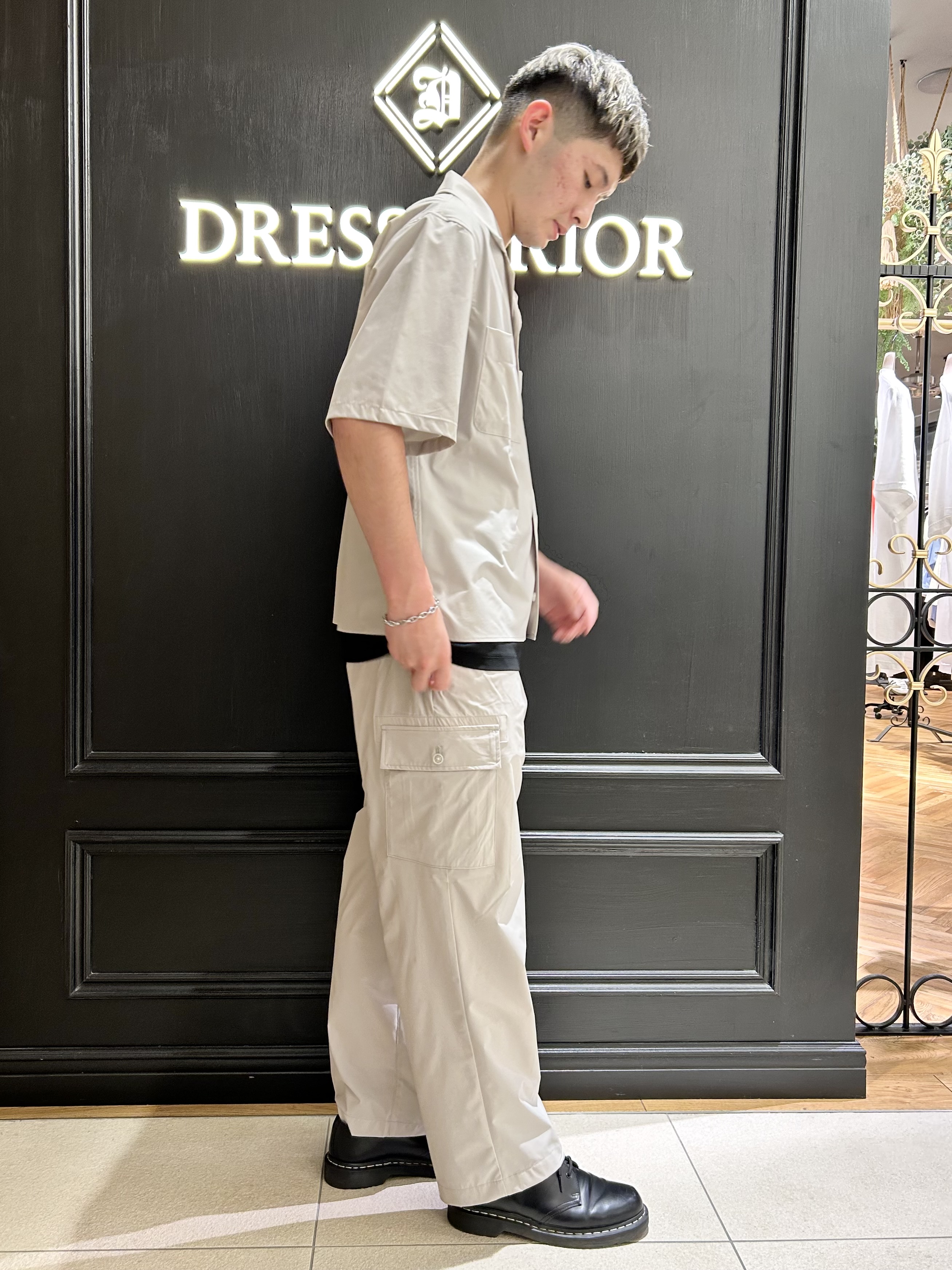 千葉亮太さんの「DRESSTERIOR｜【接触冷感／抗菌防臭／消臭】ICE CLEAR COTTON ポケットTシャツ」を使ったコーディネート