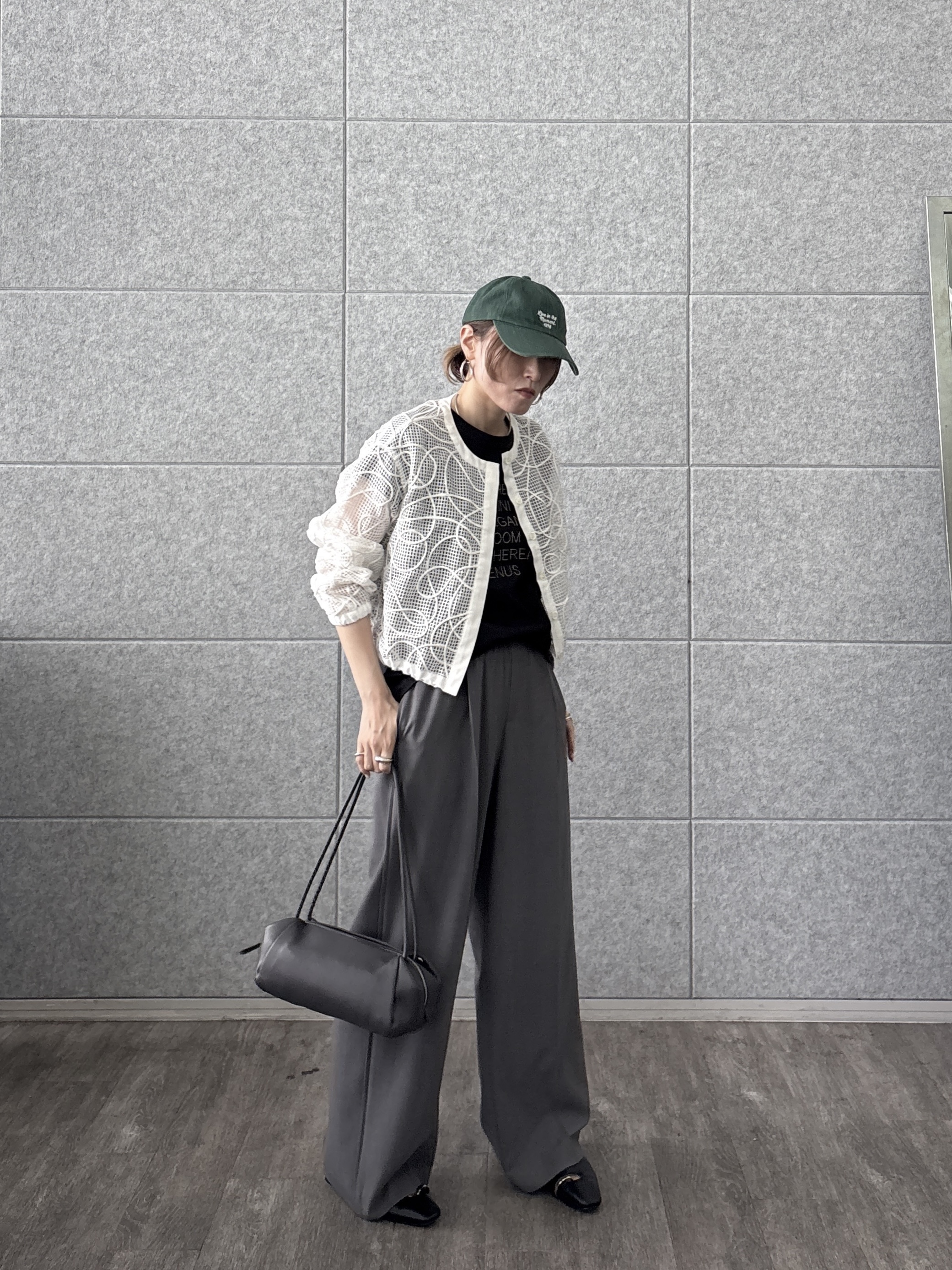 kotakiさんの「INDIVI｜アートメッシュブルゾン」を使ったコーディネート