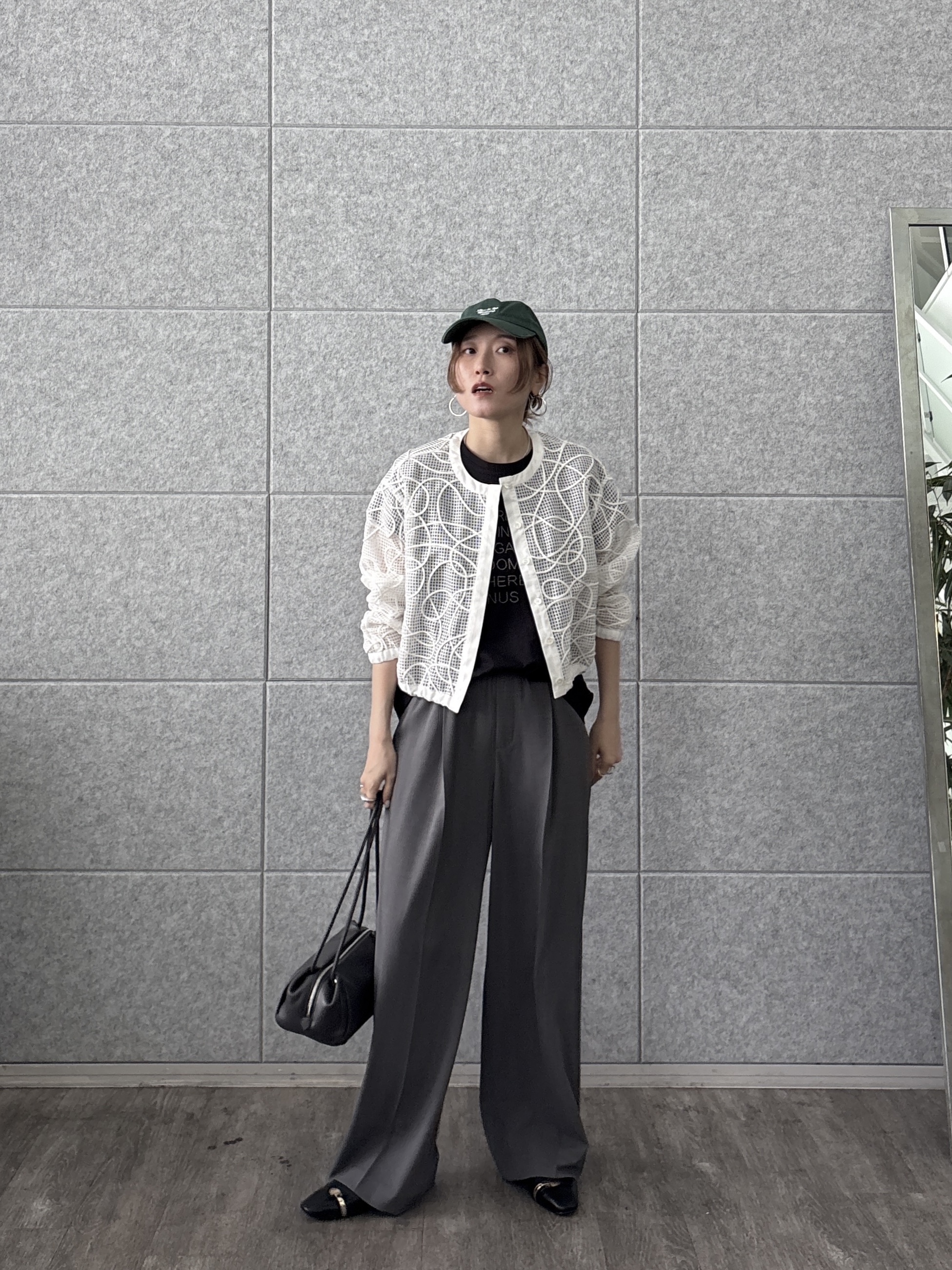 kotakiさんの「INDIVI｜アートメッシュブルゾン」を使ったコーディネート