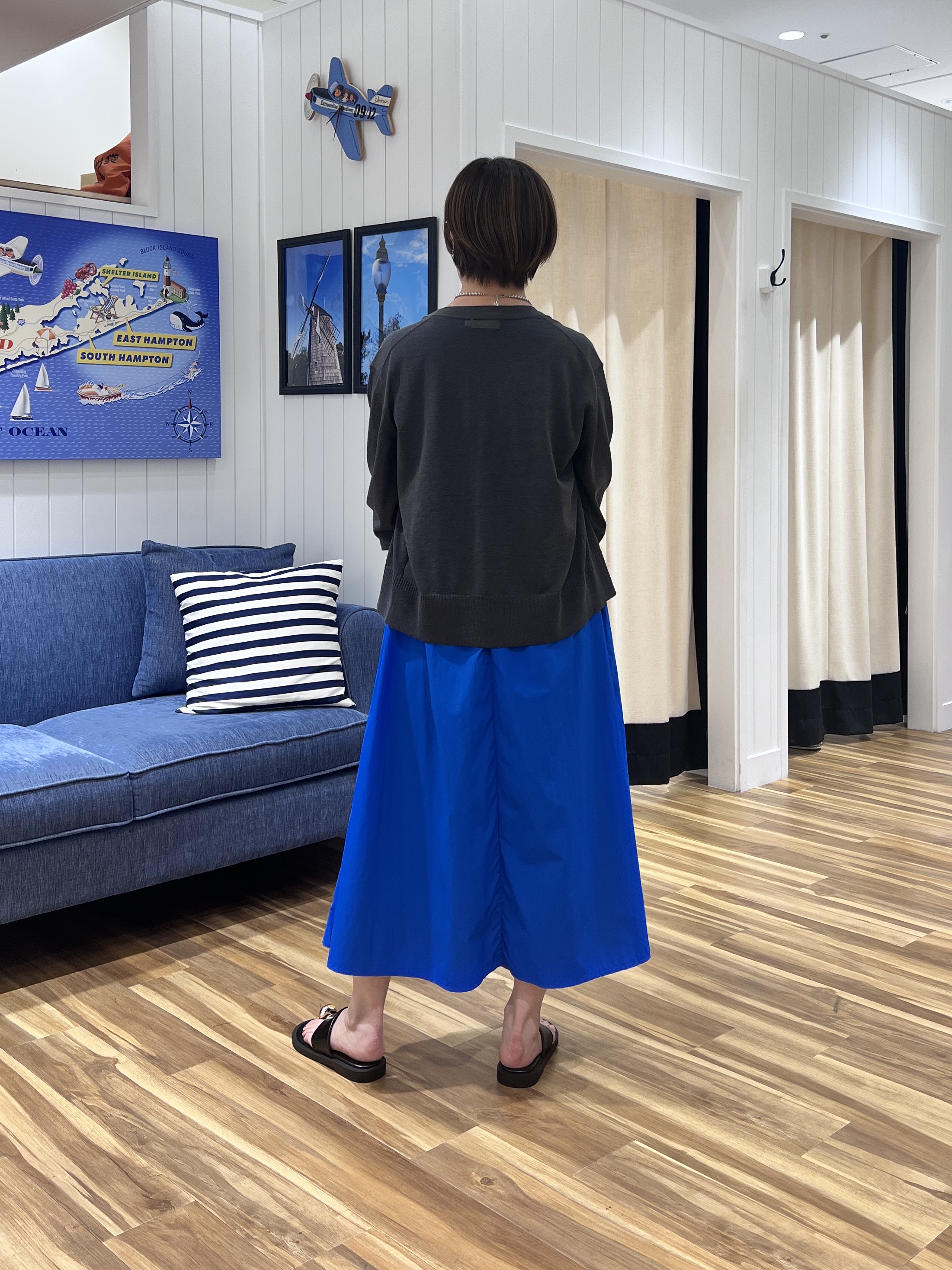 haruさんの「Dessin｜【撥水】Aラインナイロンワンピース」を使ったコーディネート