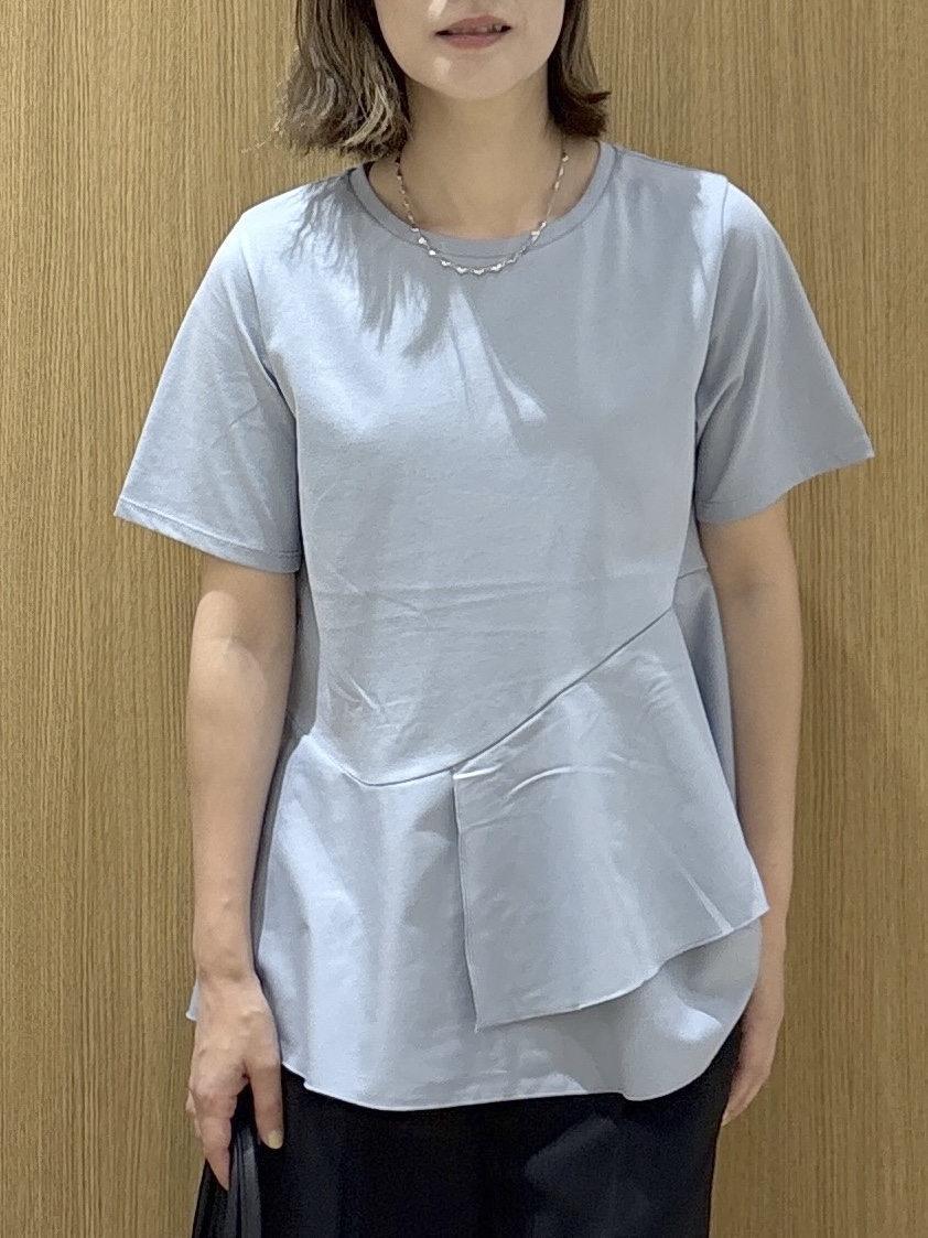 たけねぇさんの「OPAQUE.CLIP｜ペプラムドッキングカットソー【洗濯機OK】」を使ったコーディネート