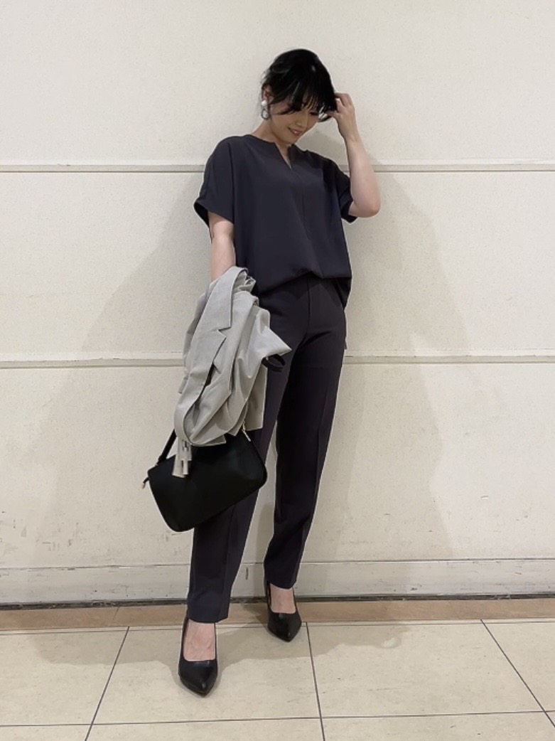 watanabeさんの「UNTITLED｜【シワになりにくい/セットアップ可/接触冷感】ハーフスリーブジャケット」を使ったコーディネート