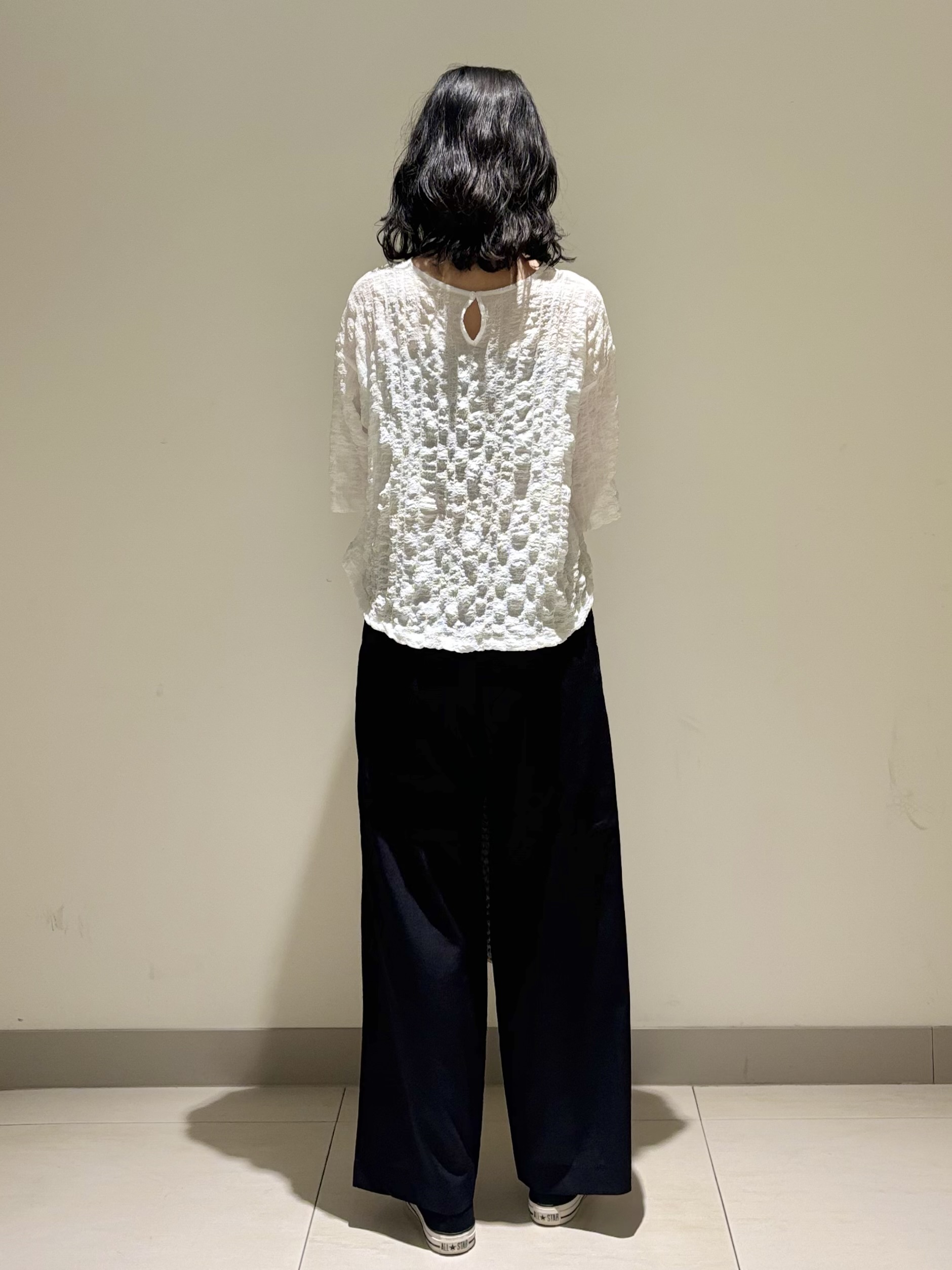 mayuさんの「Dessin｜【高通気/セットアップ可】イージーワイドパンツ」を使ったコーディネート