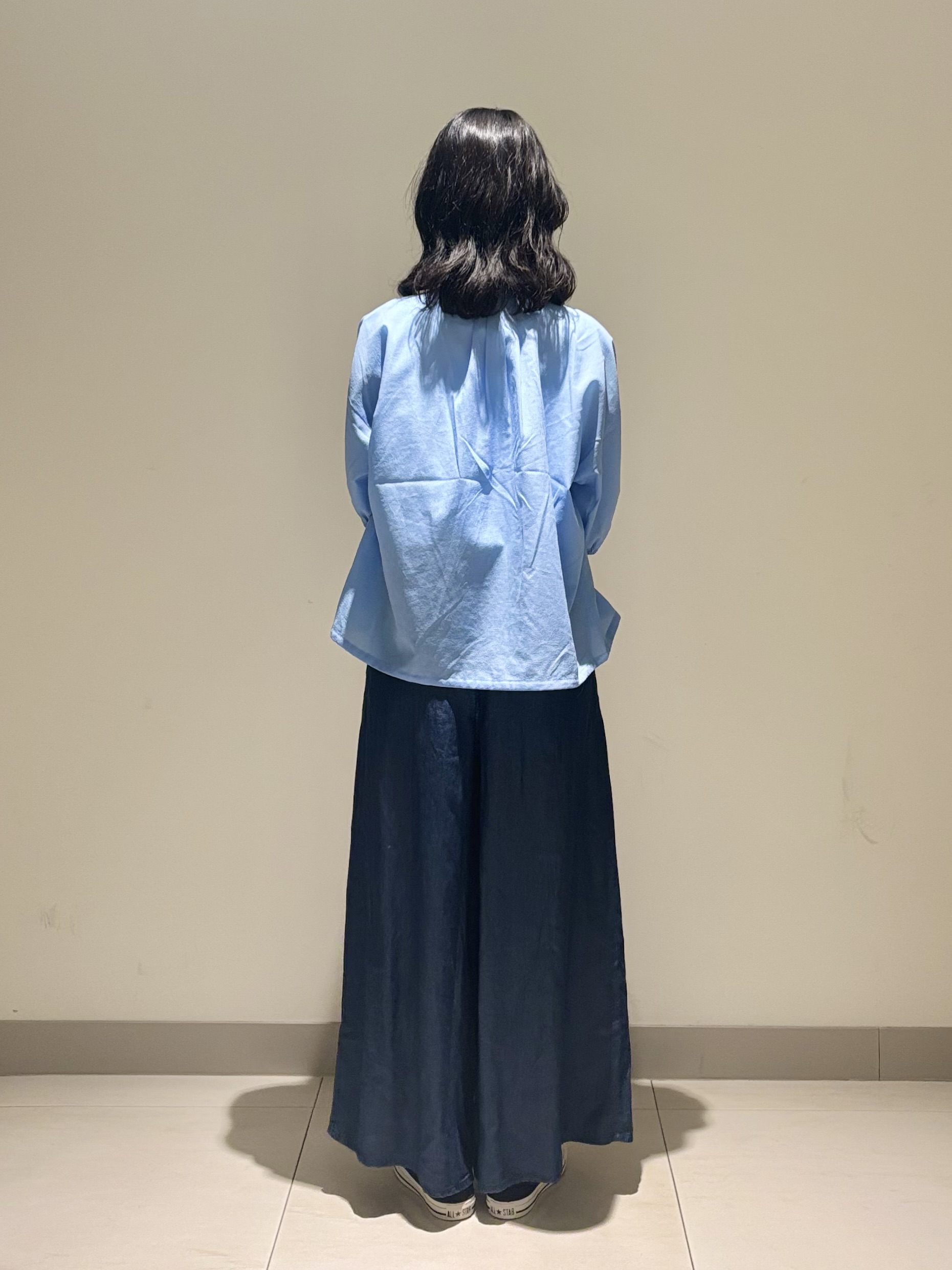 mayuさんの「Dessin｜【接触冷感/UVカット】美光沢ノースリーブカットソー」を使ったコーディネート