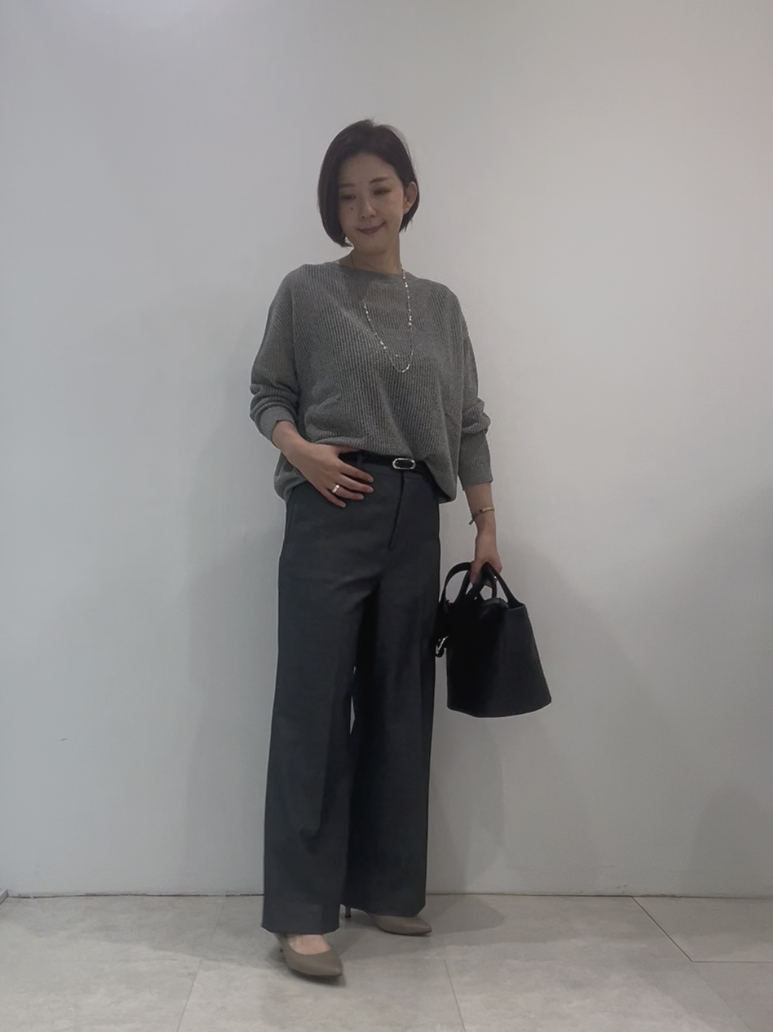 まどかさんの「UNTITLED｜【ステンレス】ロングチェーンネックレス」を使ったコーディネート