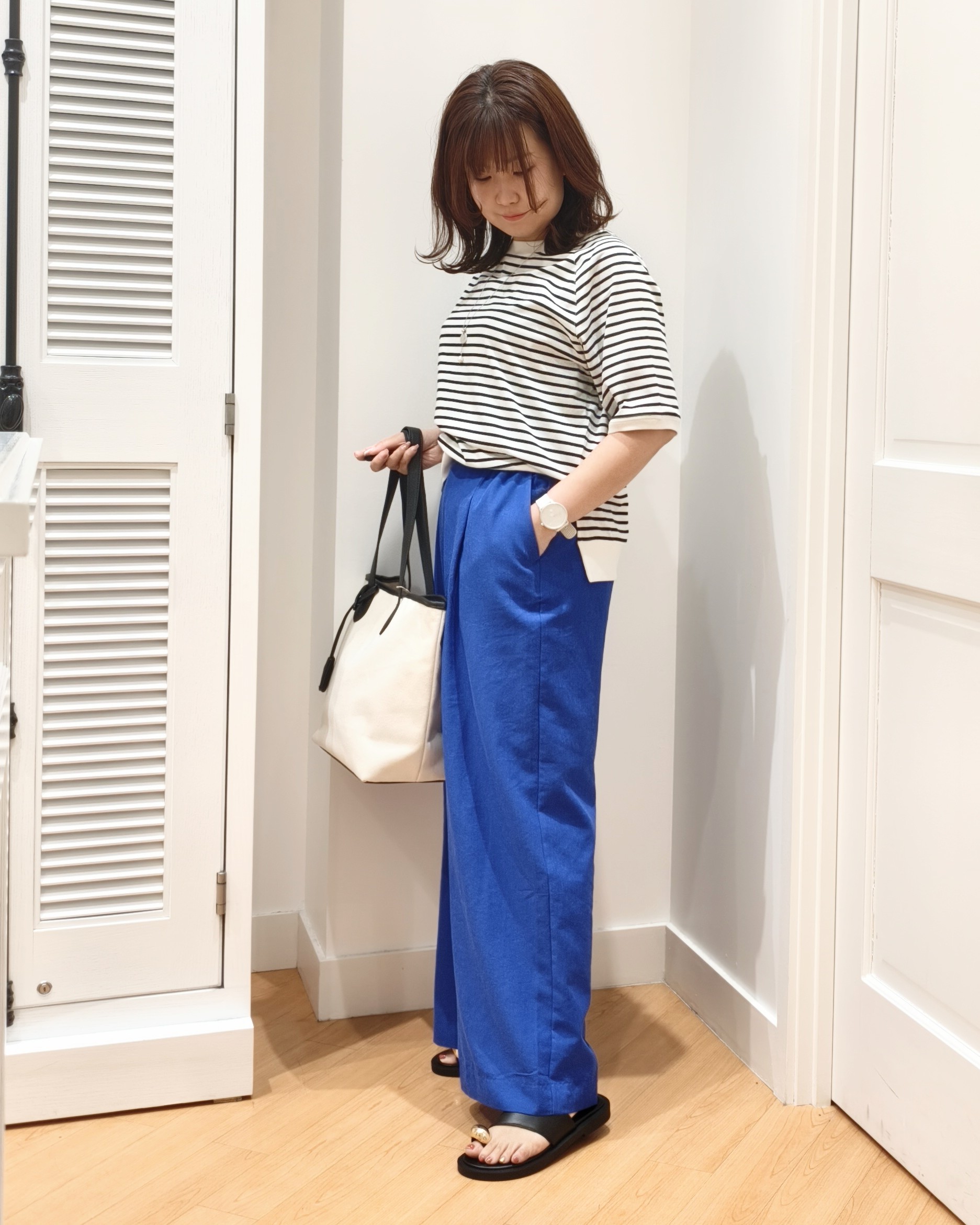 AIKOsanさんの「Dessin｜【UVカット/接触冷感】プレーティングTシャツ」を使ったコーディネート
