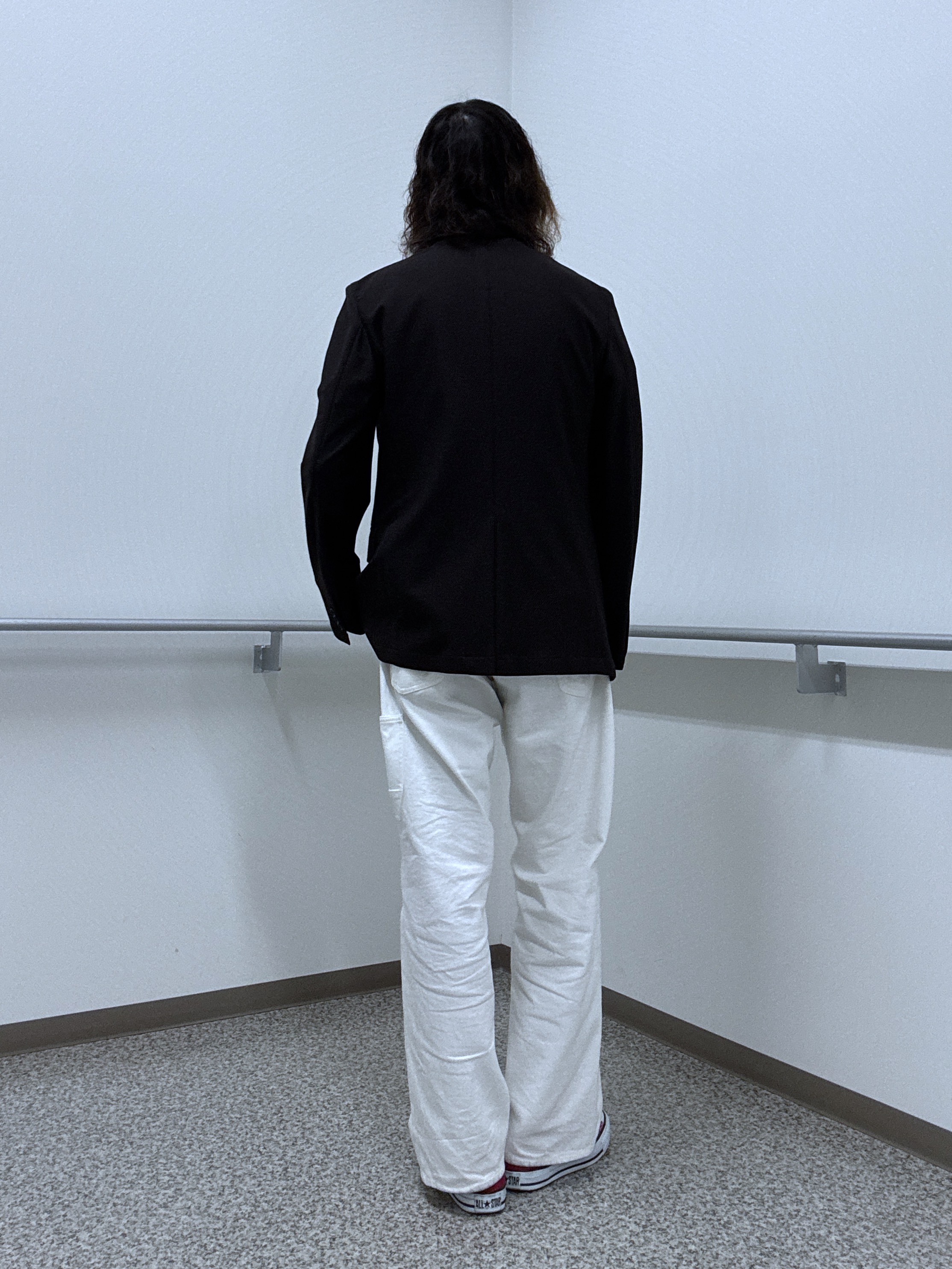 おーのさんの「TAKEO KIKUCHI｜【抗菌防臭】CALCULO（R）ジャージ ジャケット」を使ったコーディネート