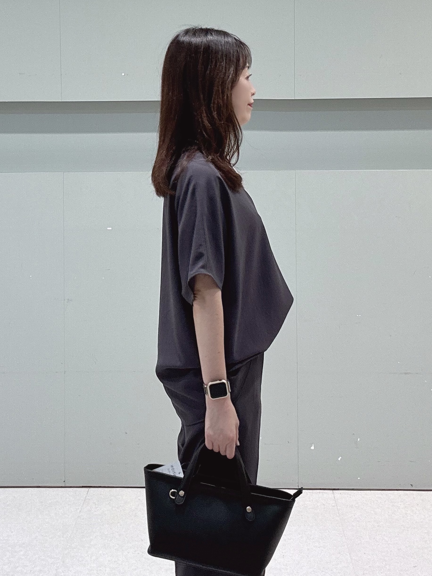 makiさんの「UNTITLED｜◆【9色展開/アンサンブル可】コットンクルーネックカーディガン」を使ったコーディネート