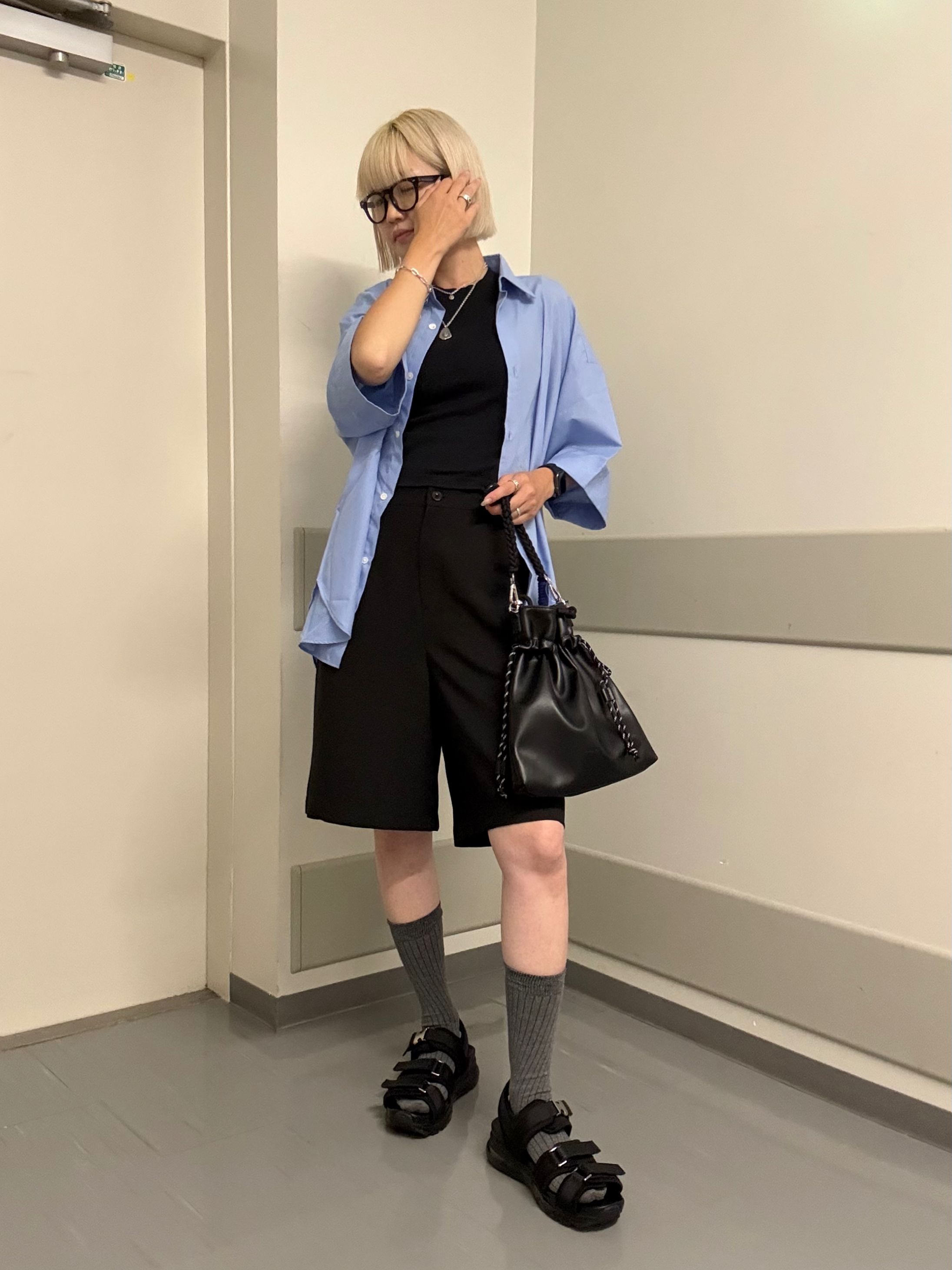 HAMAMIYUさんの「tk.TAKEO KIKUCHI｜【UVカット／ストレッチ】NEUTRAXシリーズ ショートパンツ」を使ったコーディネート