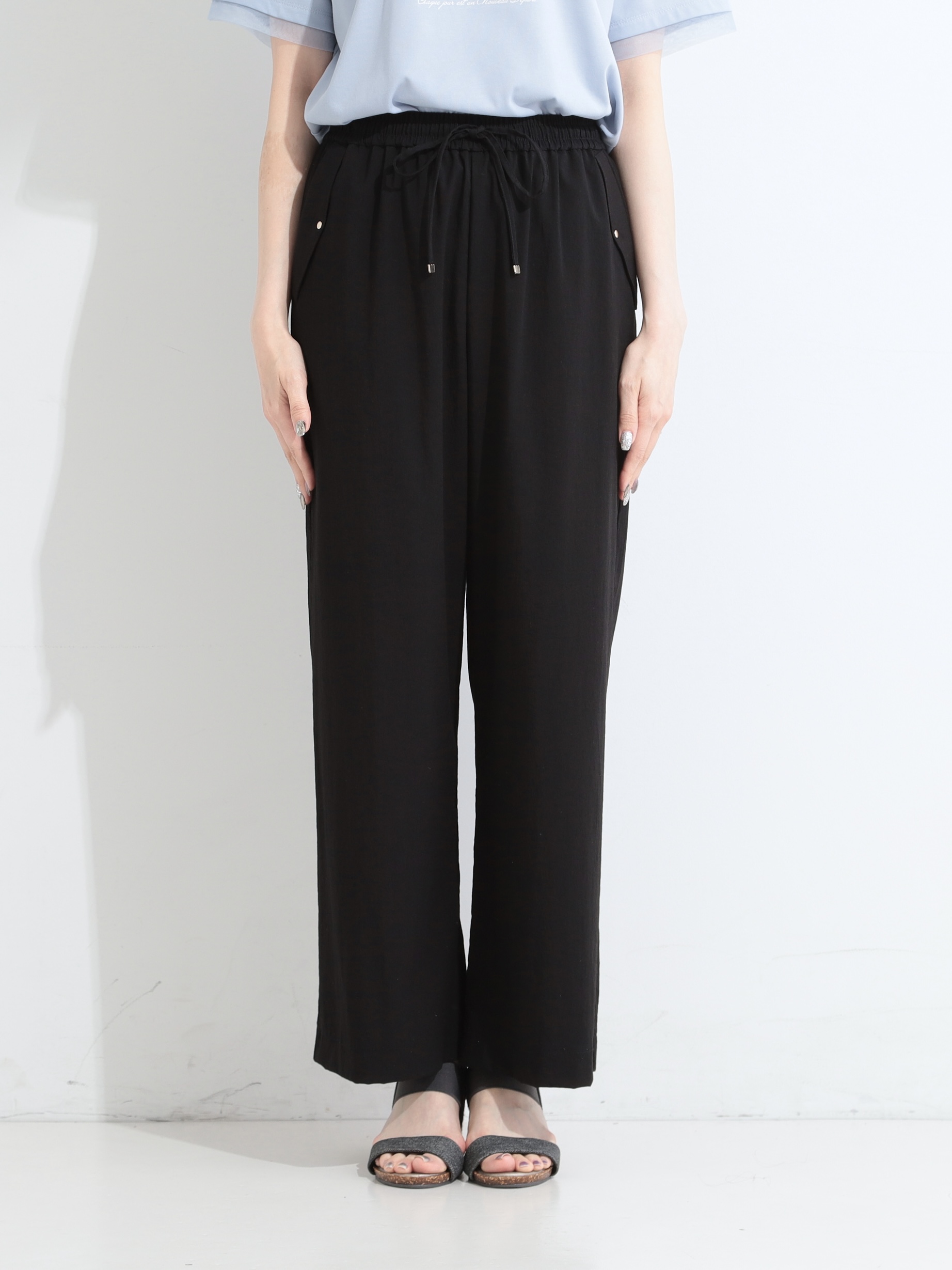𝐜𝐡𝐢𝐤𝐚さんの「SHOO･LA･RUE｜【高レビュー/洗濯機可/セットアップ可】軽凛(かろりん) 半袖ジャケット」を使ったコーディネート