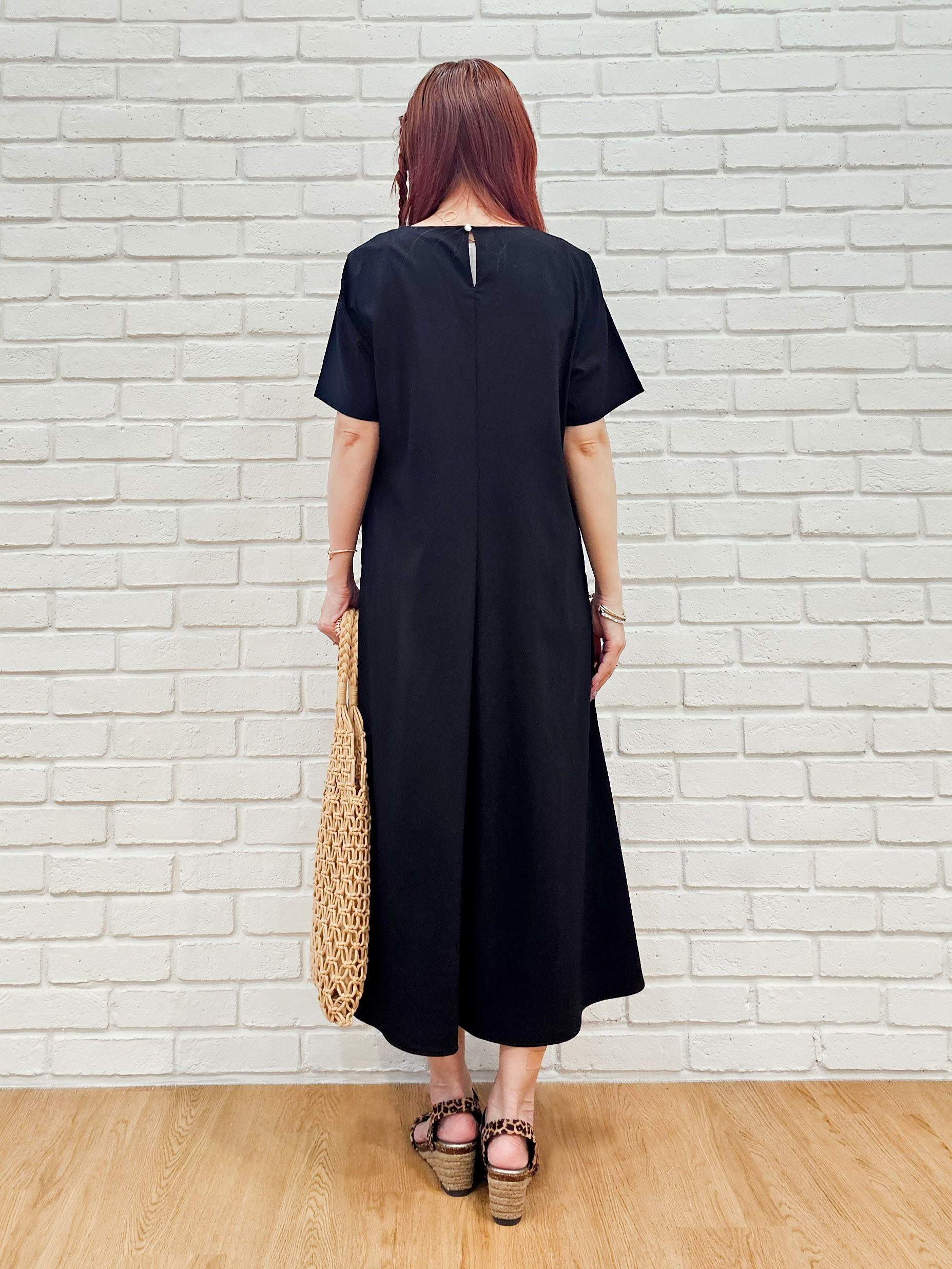ゆゆさんの「SHOO･LA･RUE｜【S-LL/洗濯機可/セットアップ可】軽凛(かろりん) 切替ワンピース」を使ったコーディネート