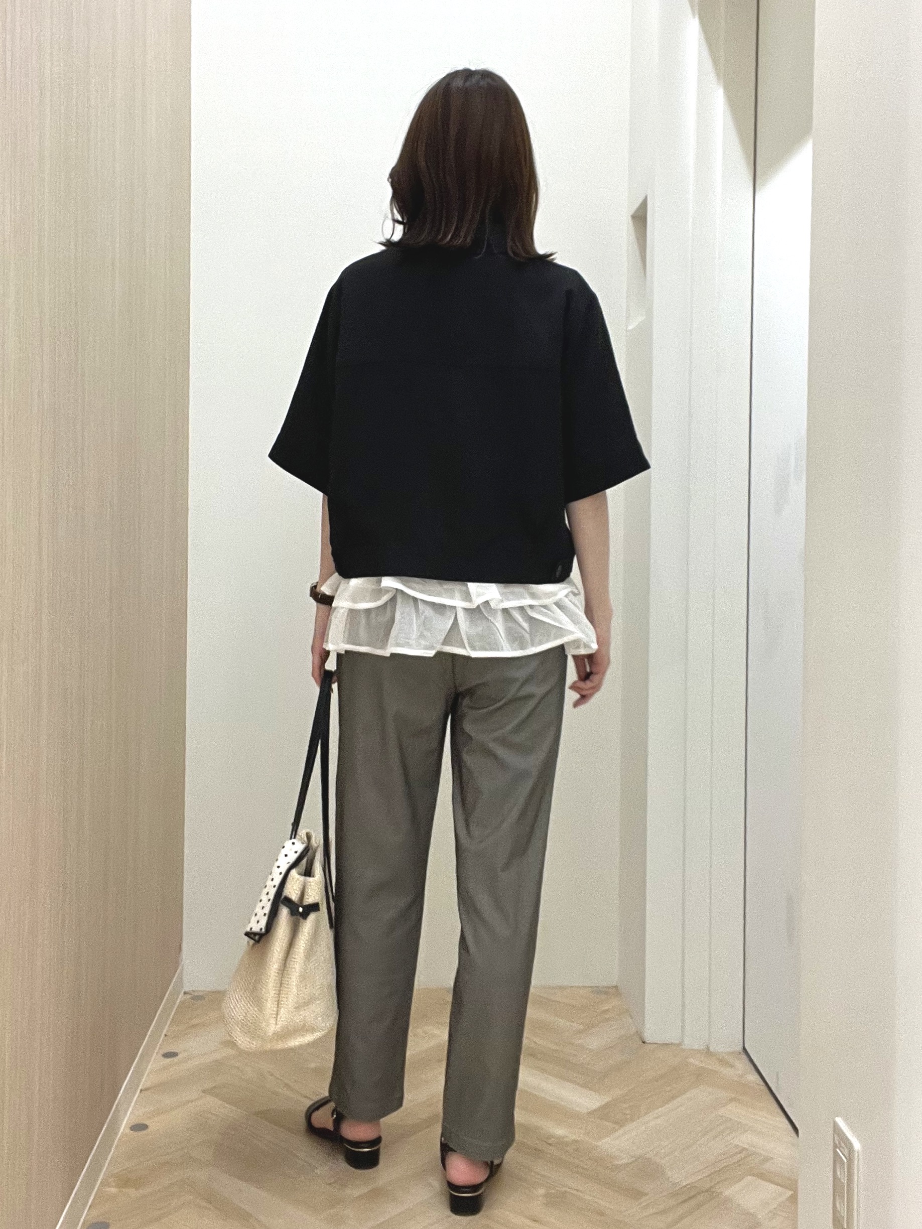  おまつさんの「grove｜【吸水速乾・通気性・洗える】衿付きハーフジャケット」を使ったコーディネート