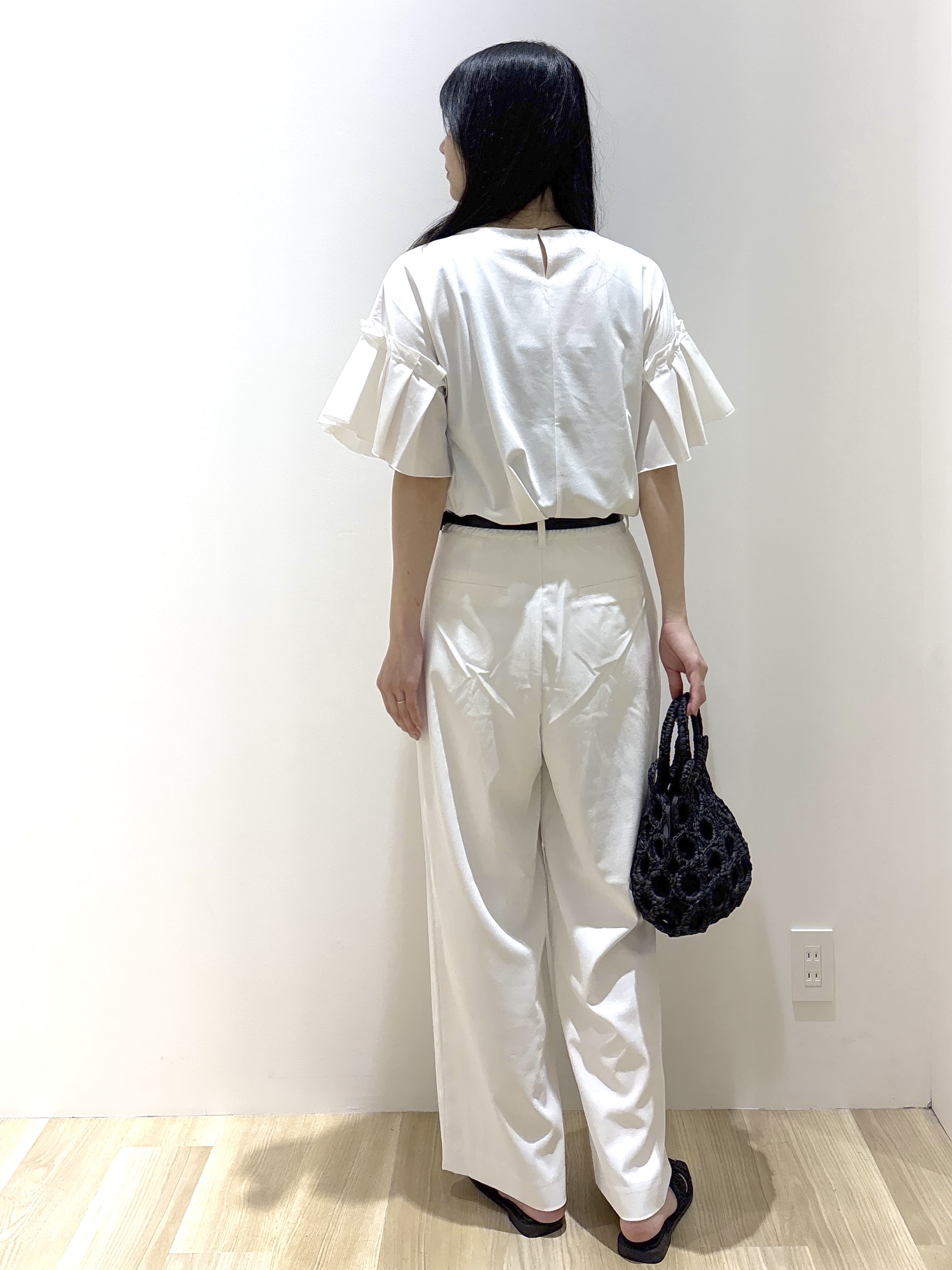 sachikoさんの「OPAQUE.CLIP｜【接触冷感】タックスリーブカットソー《洗濯機OK》」を使ったコーディネート