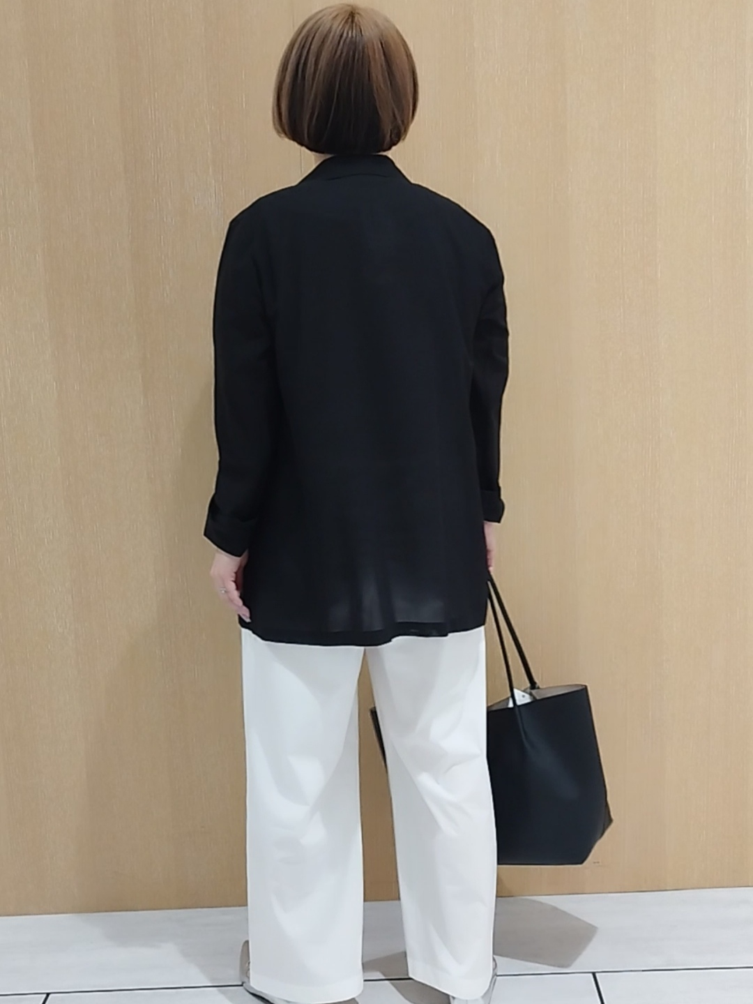s u g iさんの「UNTITLED｜◆【セットアップ可/接触冷感/通気性】ドライシアーダブルジャケット」を使ったコーディネート