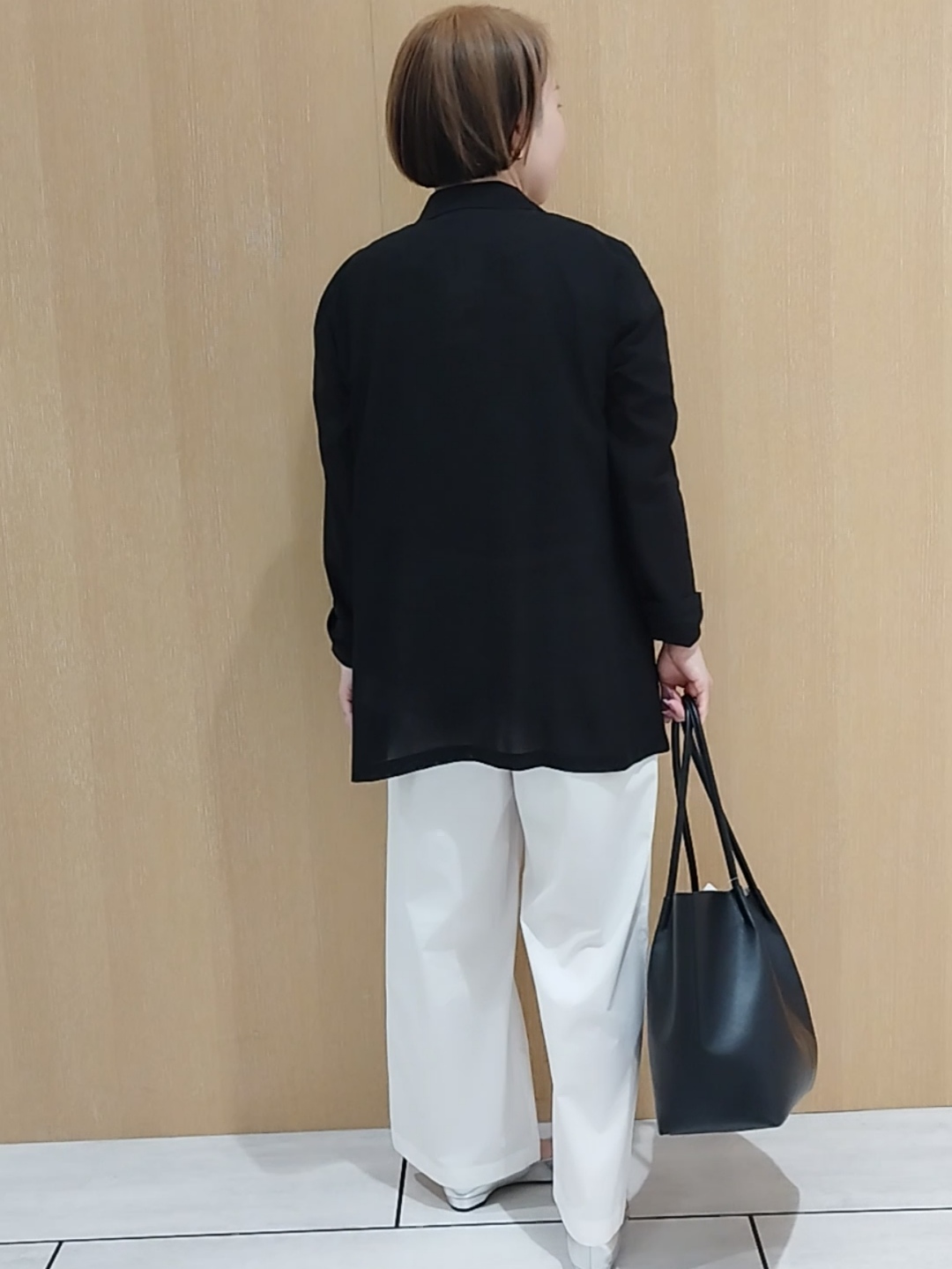 s u g iさんの「UNTITLED｜◆【セットアップ可/接触冷感/通気性】ドライシアーダブルジャケット」を使ったコーディネート