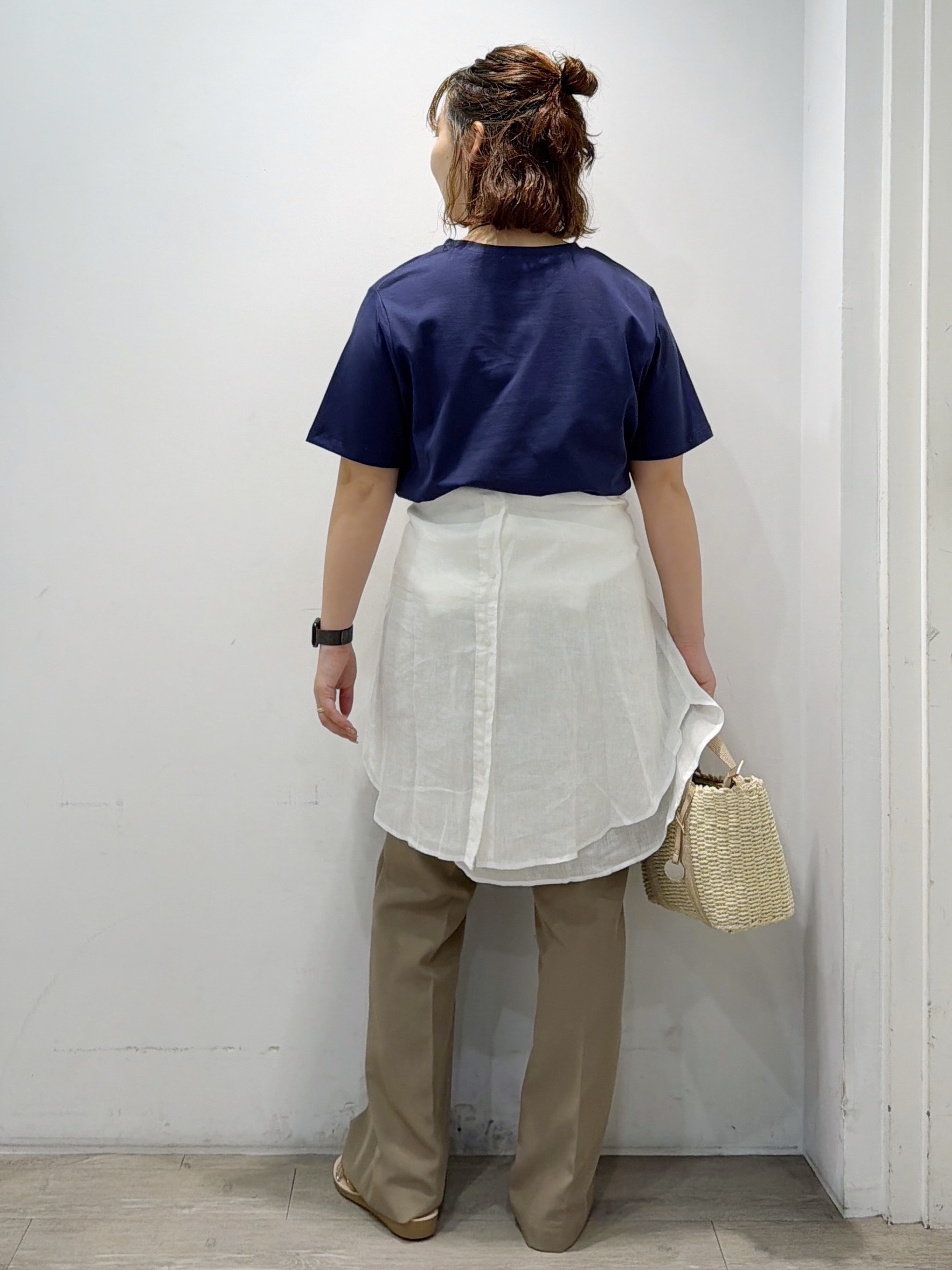 sumicaさんの「OPAQUE.CLIP｜アソートロゴTシャツ【洗濯機OK】」を使ったコーディネート