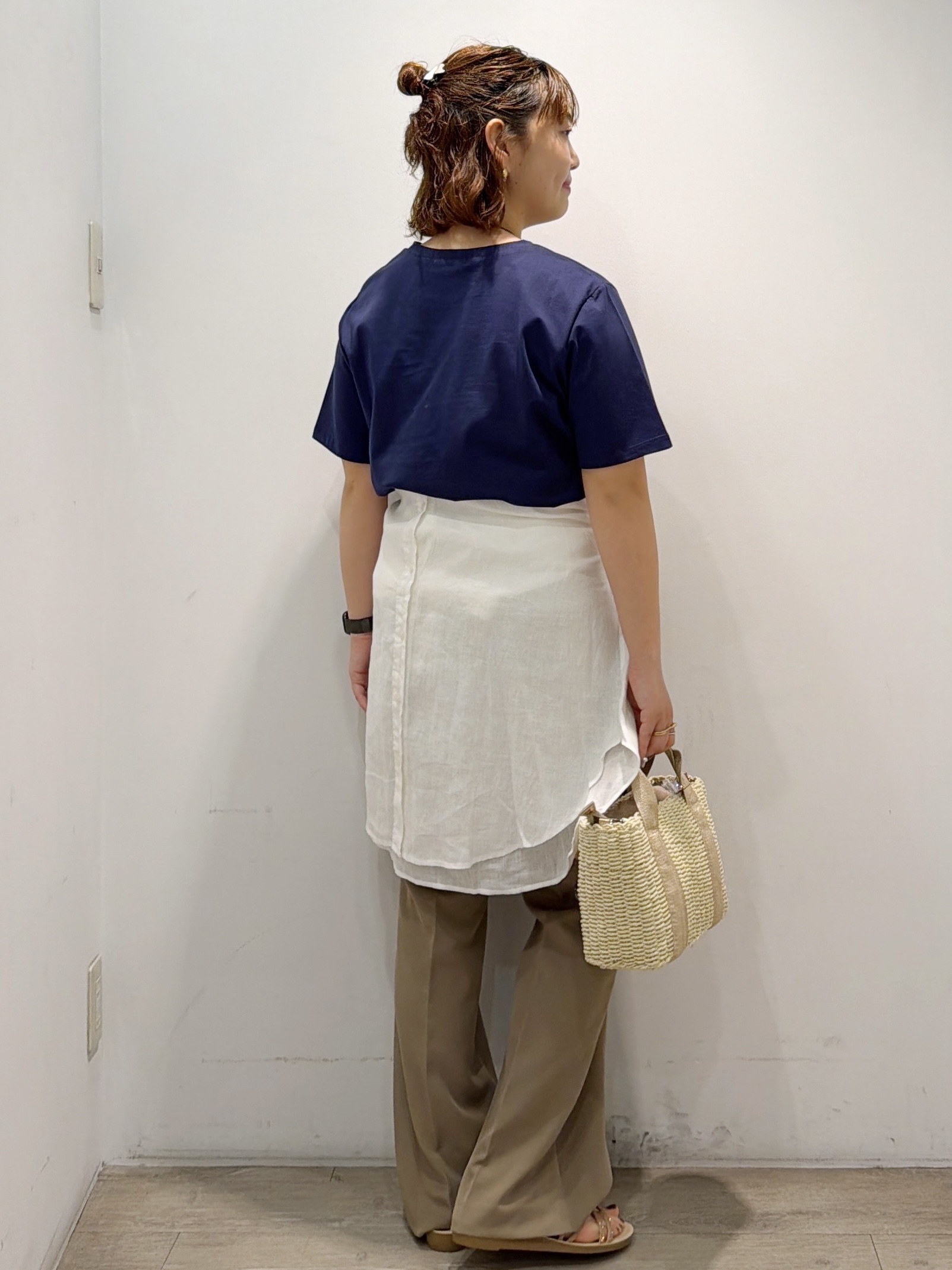 sumicaさんの「OPAQUE.CLIP｜アソートロゴTシャツ【洗濯機OK】」を使ったコーディネート