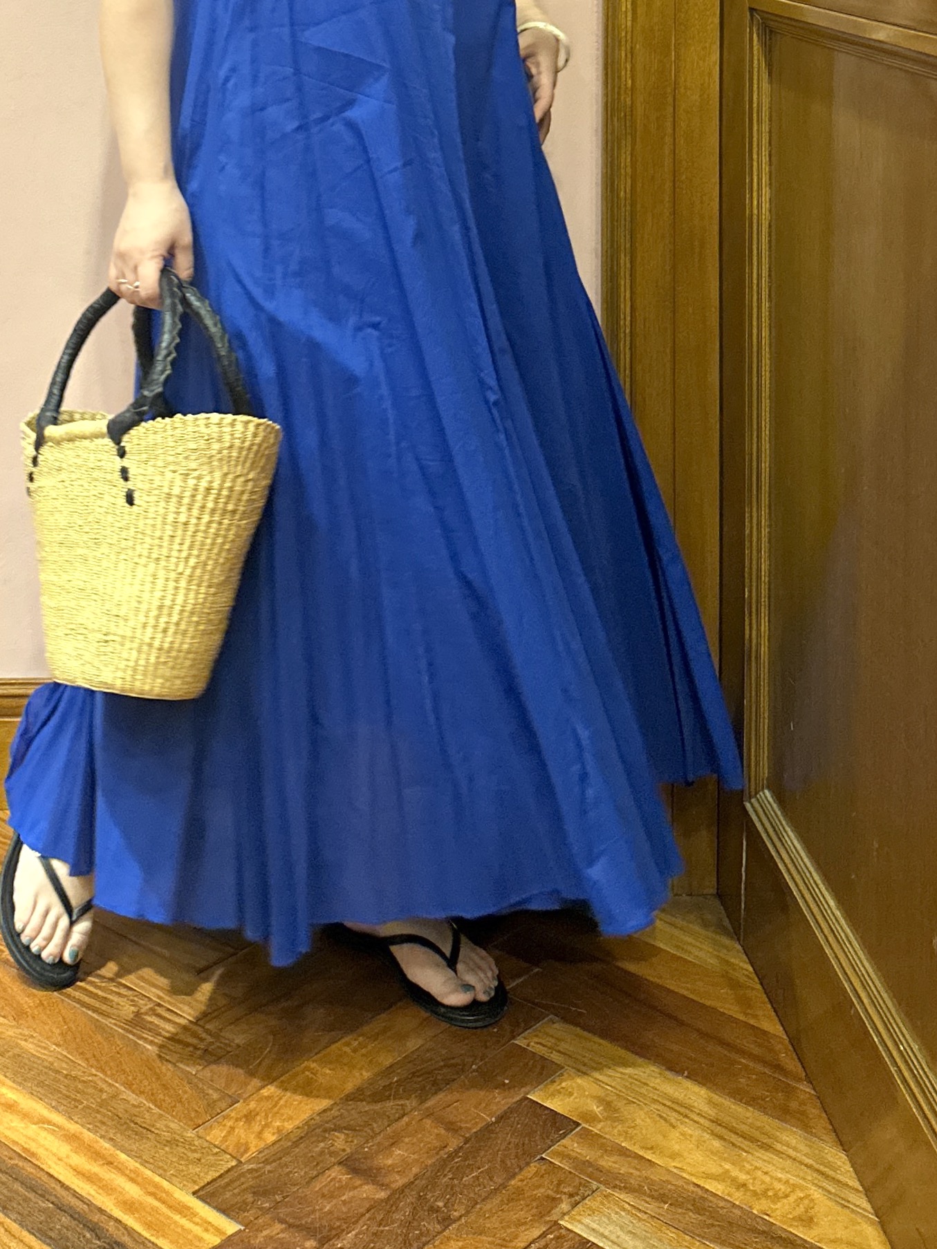 komatsuさんの「DRESSTERIOR｜【きれいめ/ウォッシャブル】コットンローンフレンチスリーブワンピ」を使ったコーディネート