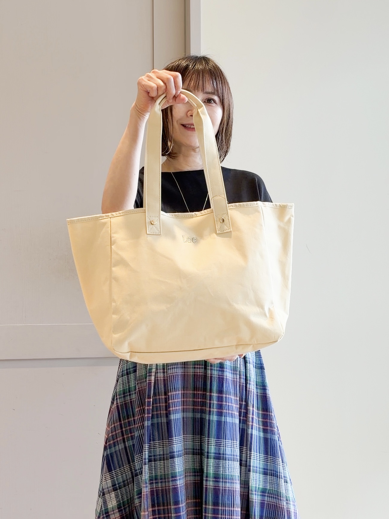 yamakoさんの「grove｜【シリーズ累計36万枚！名品ニット】やわらかドライタッチ ドルマンニット」を使ったコーディネート