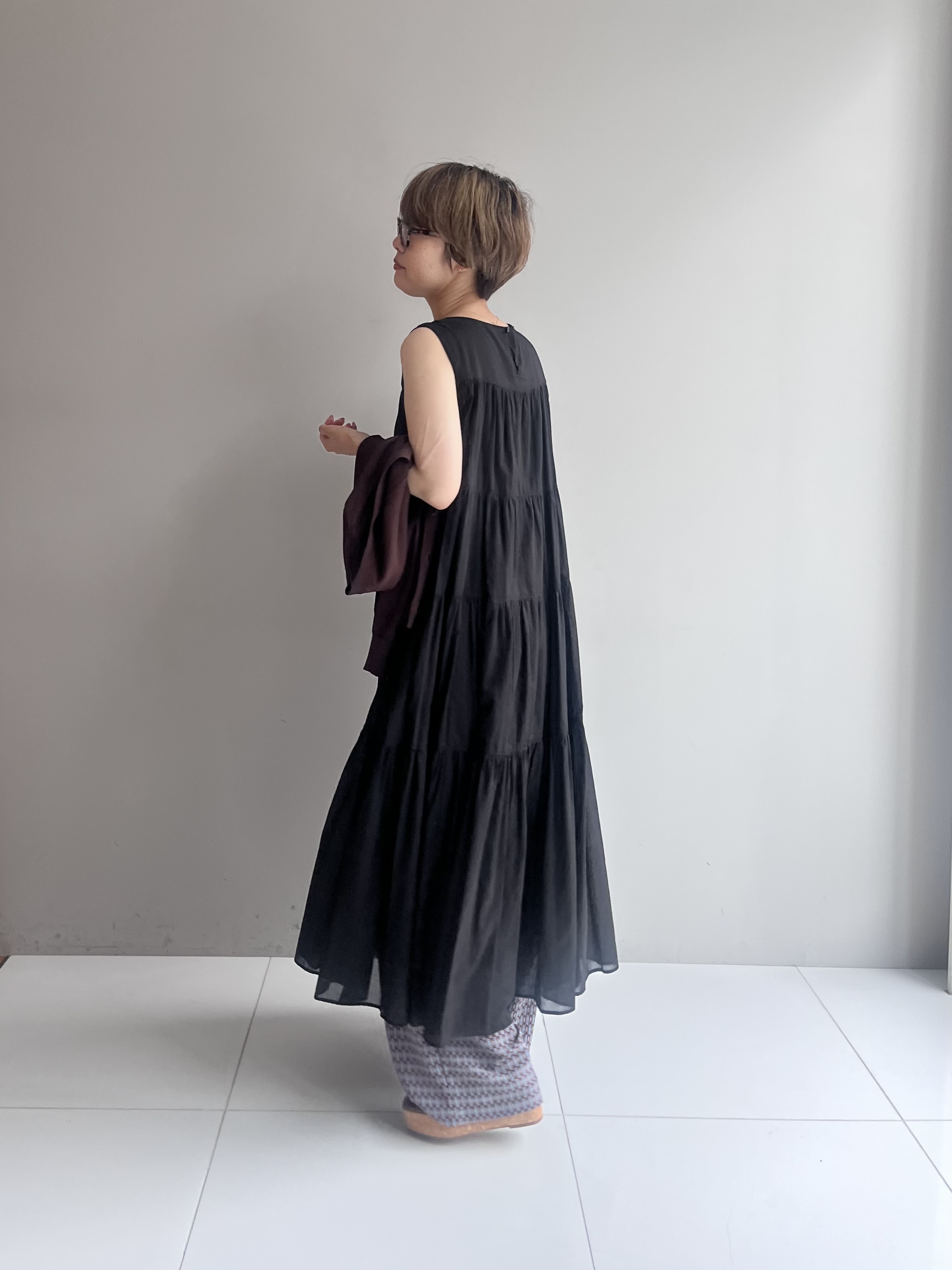 Mariko.Sさんの「OPAQUE.CLIP｜【UV／接触冷感】Vネックリラクシーニットカーディガン《洗濯機OK／抗ピル》」を使ったコーディネート