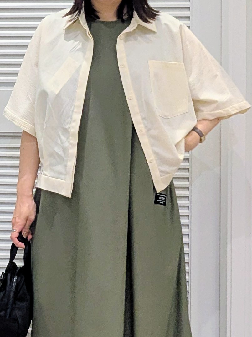 enさんの「Dessin｜テンセルデニム タックワイドパンツ」を使ったコーディネート