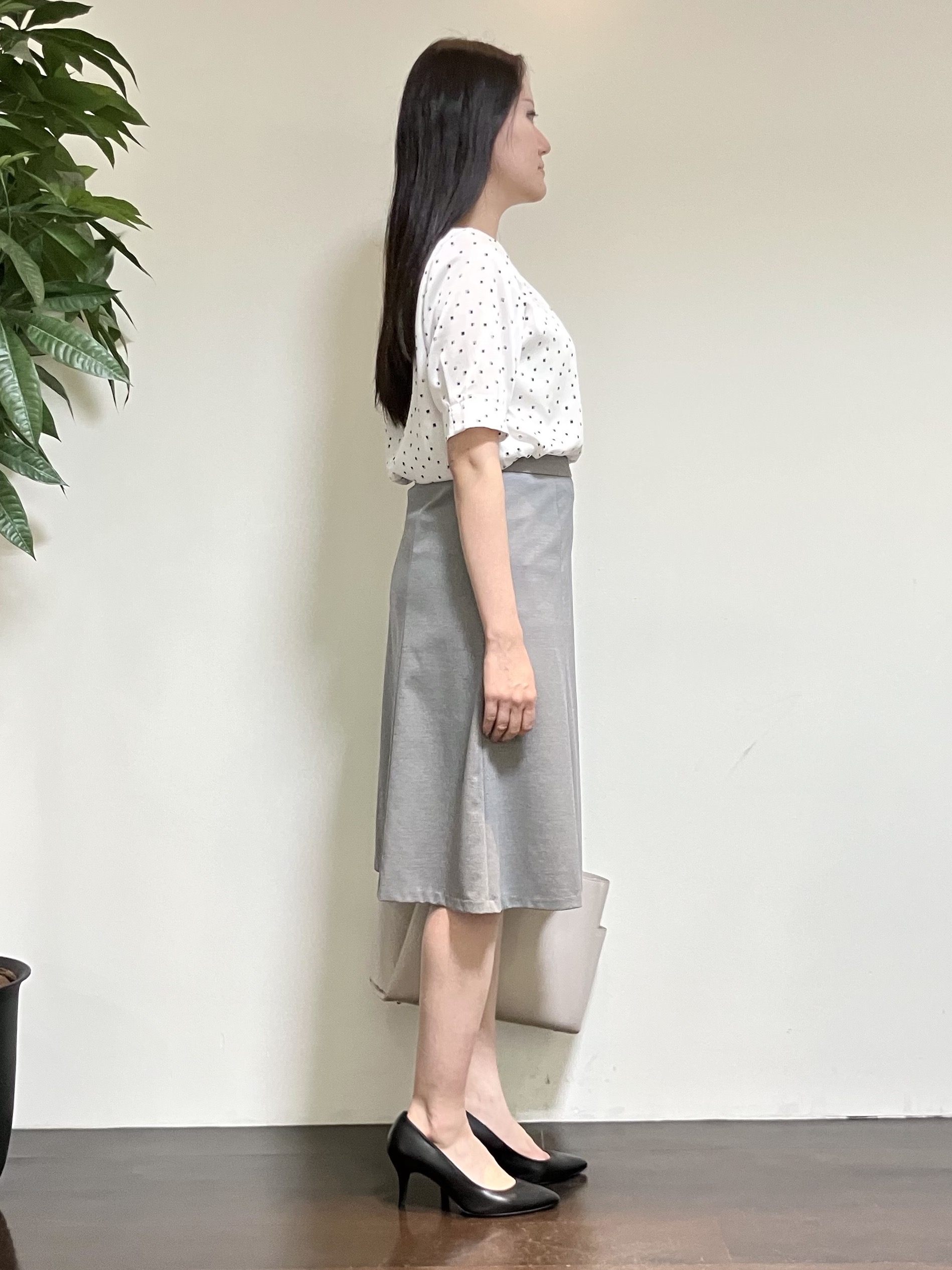 カレンさんの「UNTITLED｜【UV/接触冷感/スーツ】ジャージテーラードジャケット」を使ったコーディネート