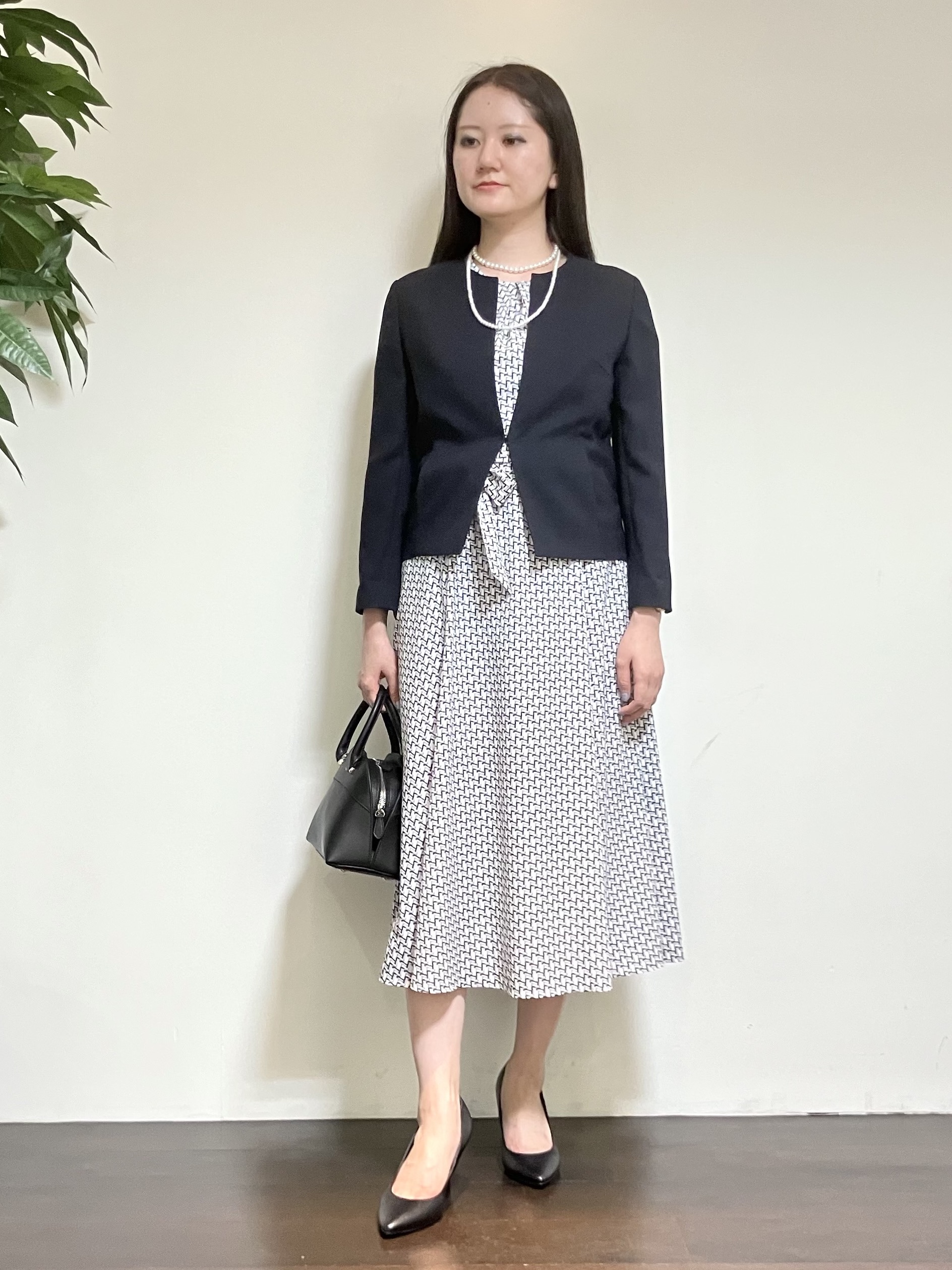 カレンさんの「UNTITLED｜【清涼感/洗える】ミニマルシルエットジャケット」を使ったコーディネート