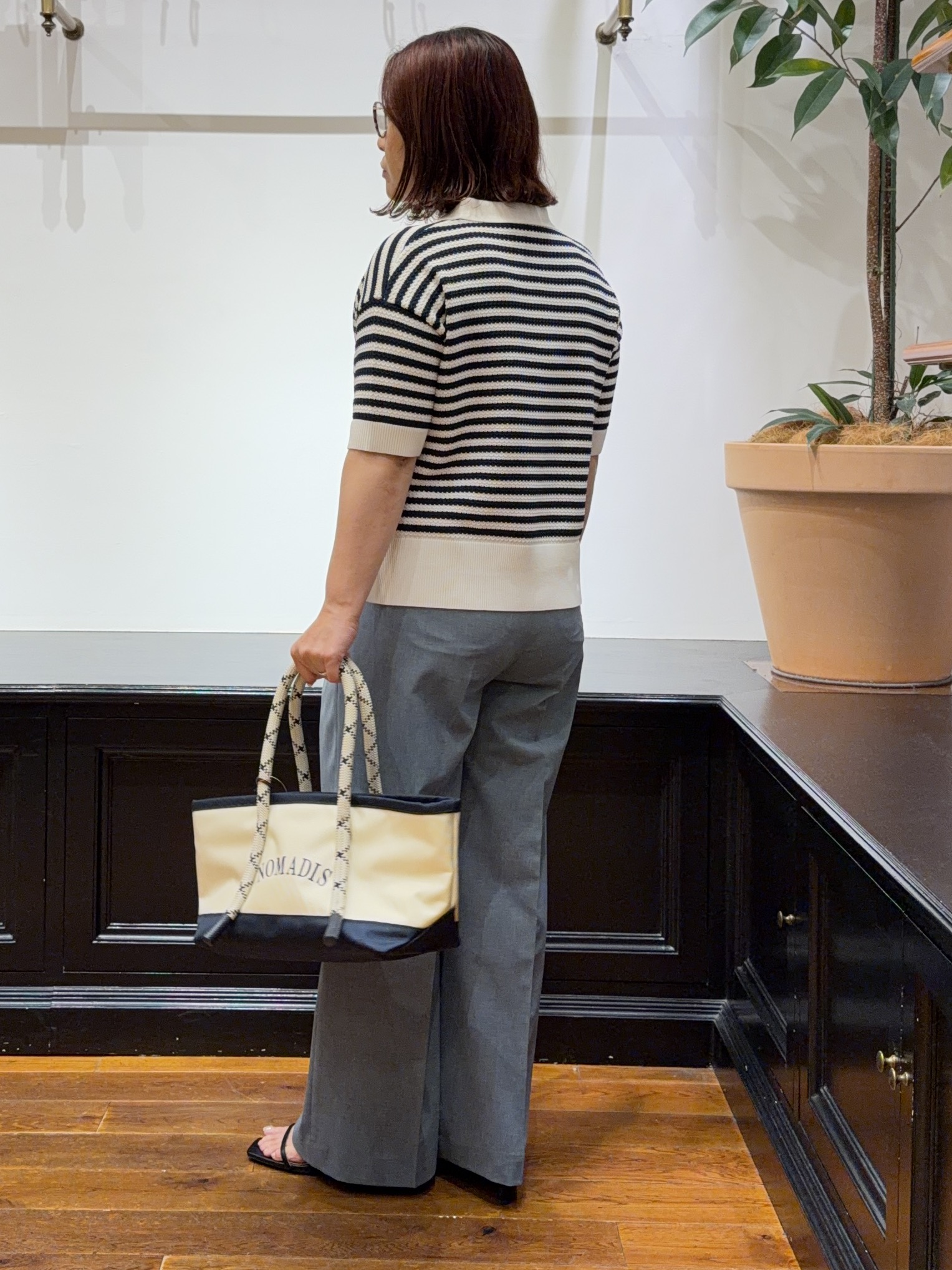 Asamiさんの「DRESSTERIOR｜【otonaMUSE5月号掲載／セットアップ可】ウォッシャブルワイドタックパンツ」を使ったコーディネート
