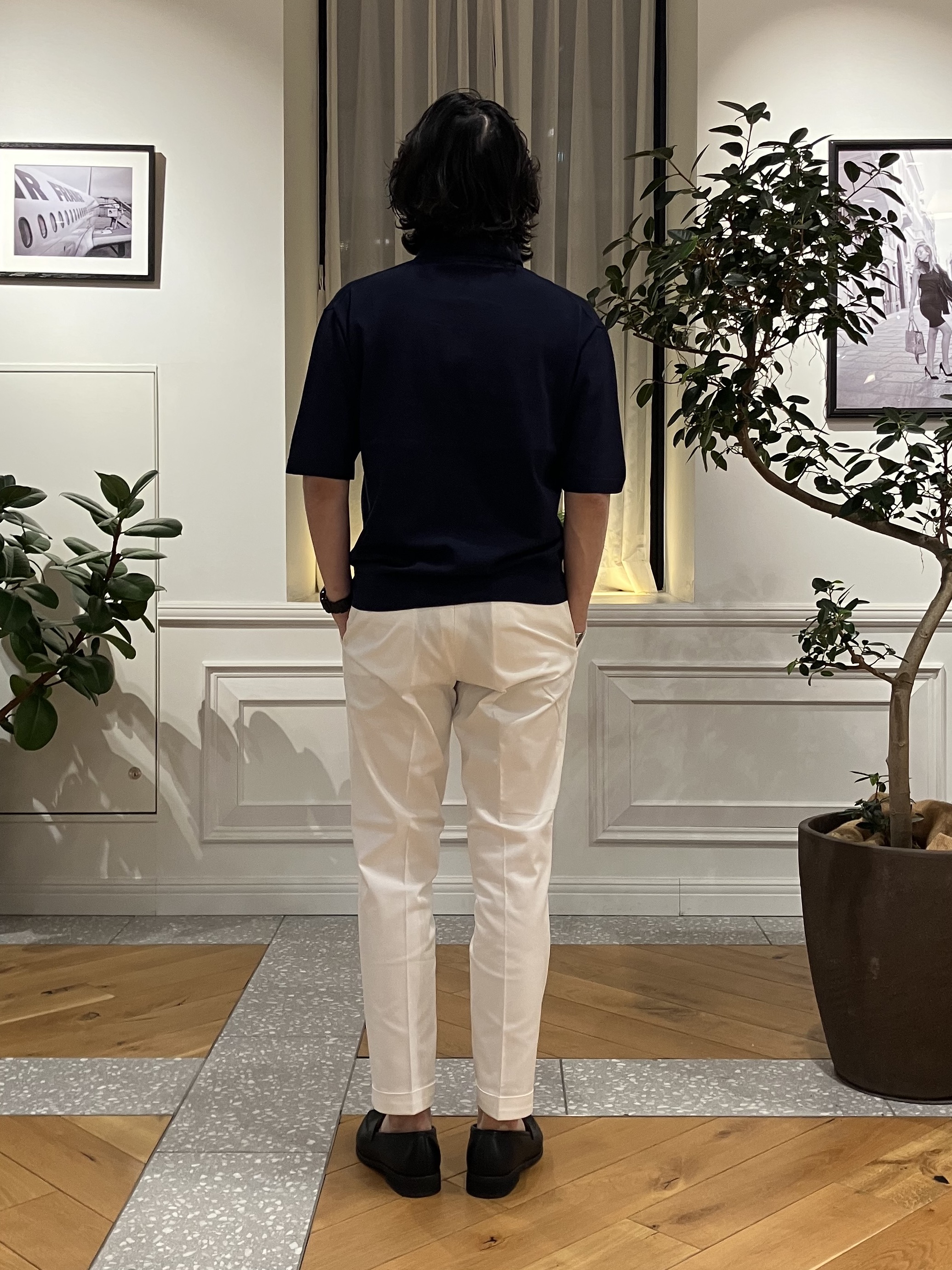 junyaさんの「DRESSTERIOR｜【干場義雅&times;DRESSTERIOR/再入荷】ウォッシャブル ニットポロシャツ」を使ったコーディネート