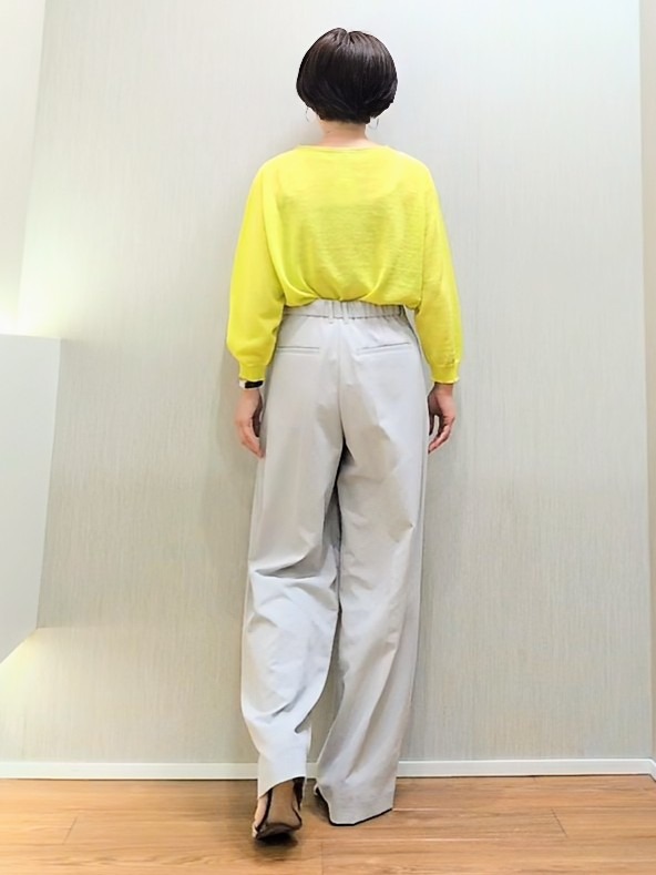 ミズタさんの「UNTITLED｜【ゆったり/リラクシー】リネンボートネックプルオーバー」を使ったコーディネート