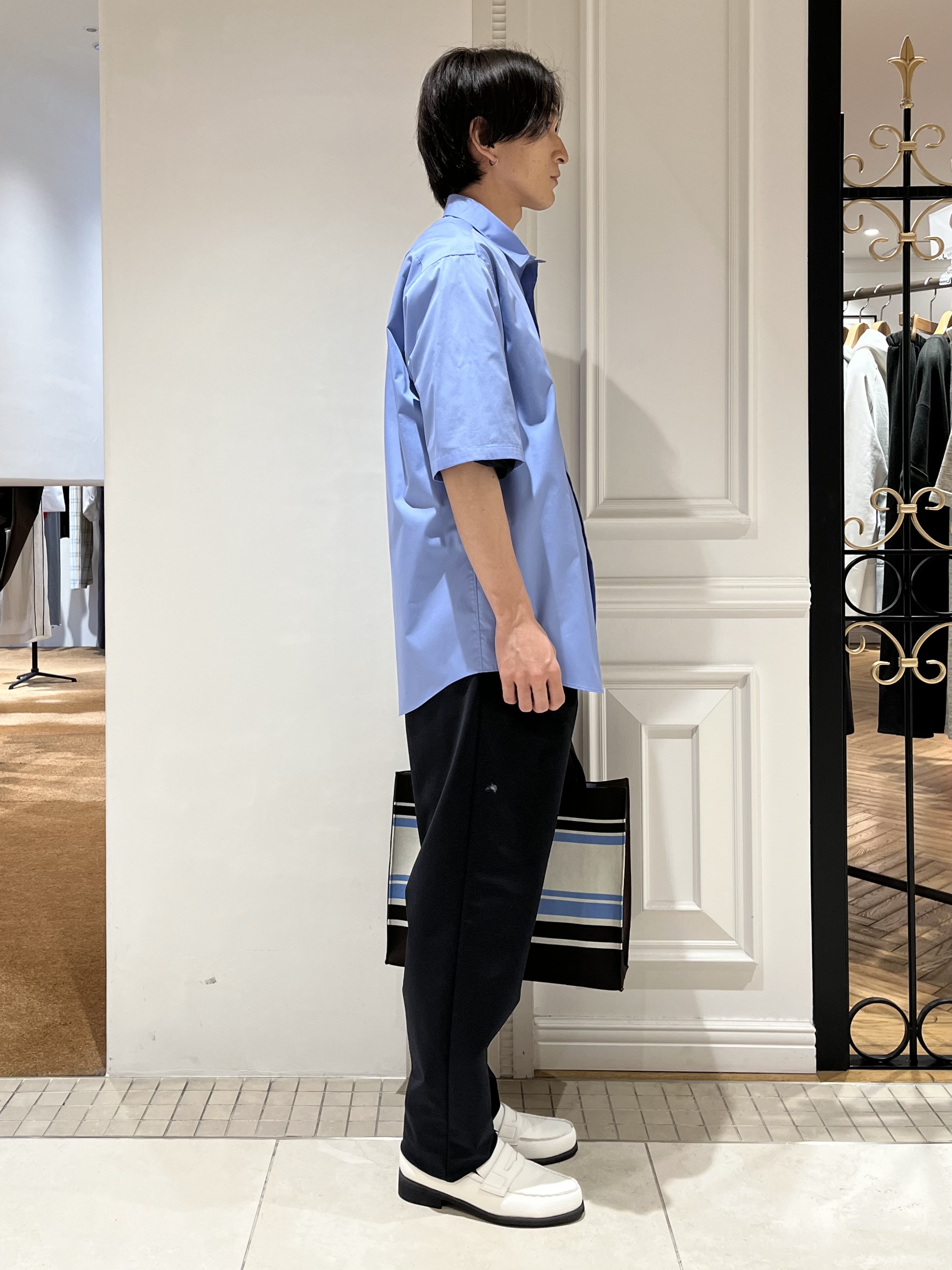 Watanabeさんの「DRESSTERIOR｜【干場義雅&times;DRESSTERIOR/再入荷】シドグラスシャツ」を使ったコーディネート