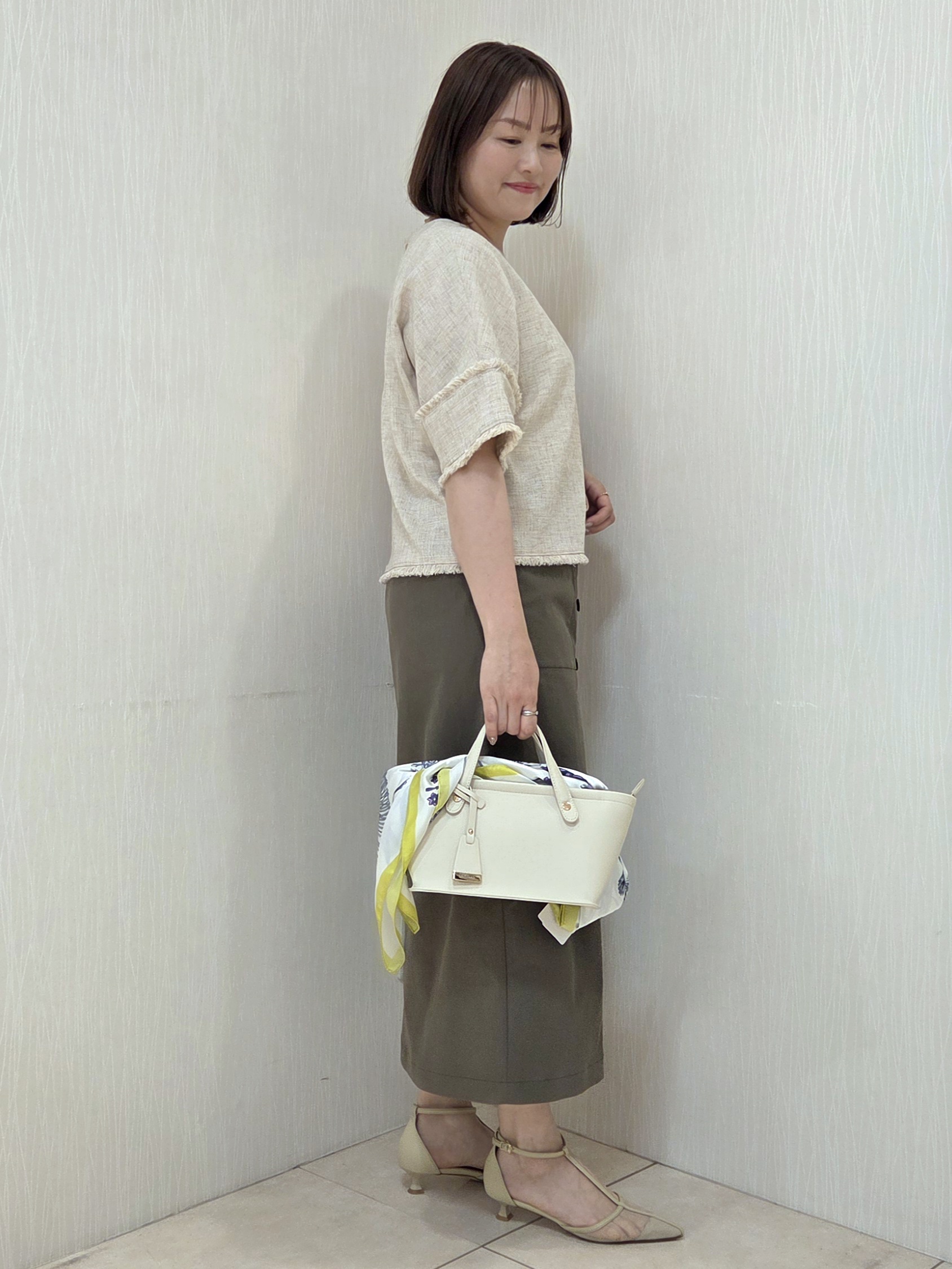 naokoさんの「UNTITLED｜【ステンレスチェーン】ティアーズネックレス」を使ったコーディネート