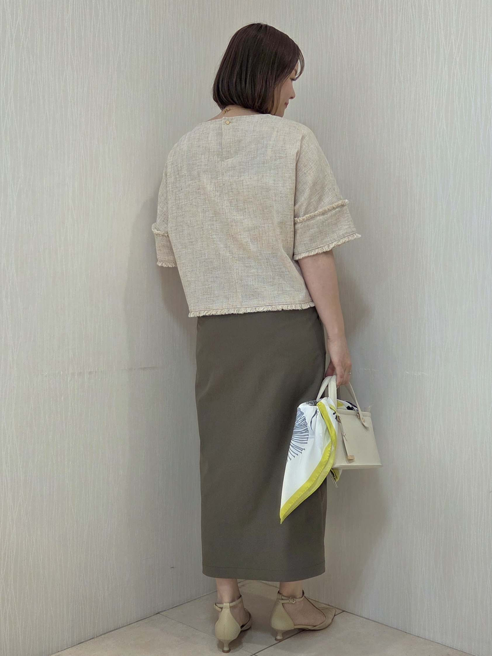 naokoさんの「UNTITLED｜【ステンレスチェーン】ティアーズネックレス」を使ったコーディネート
