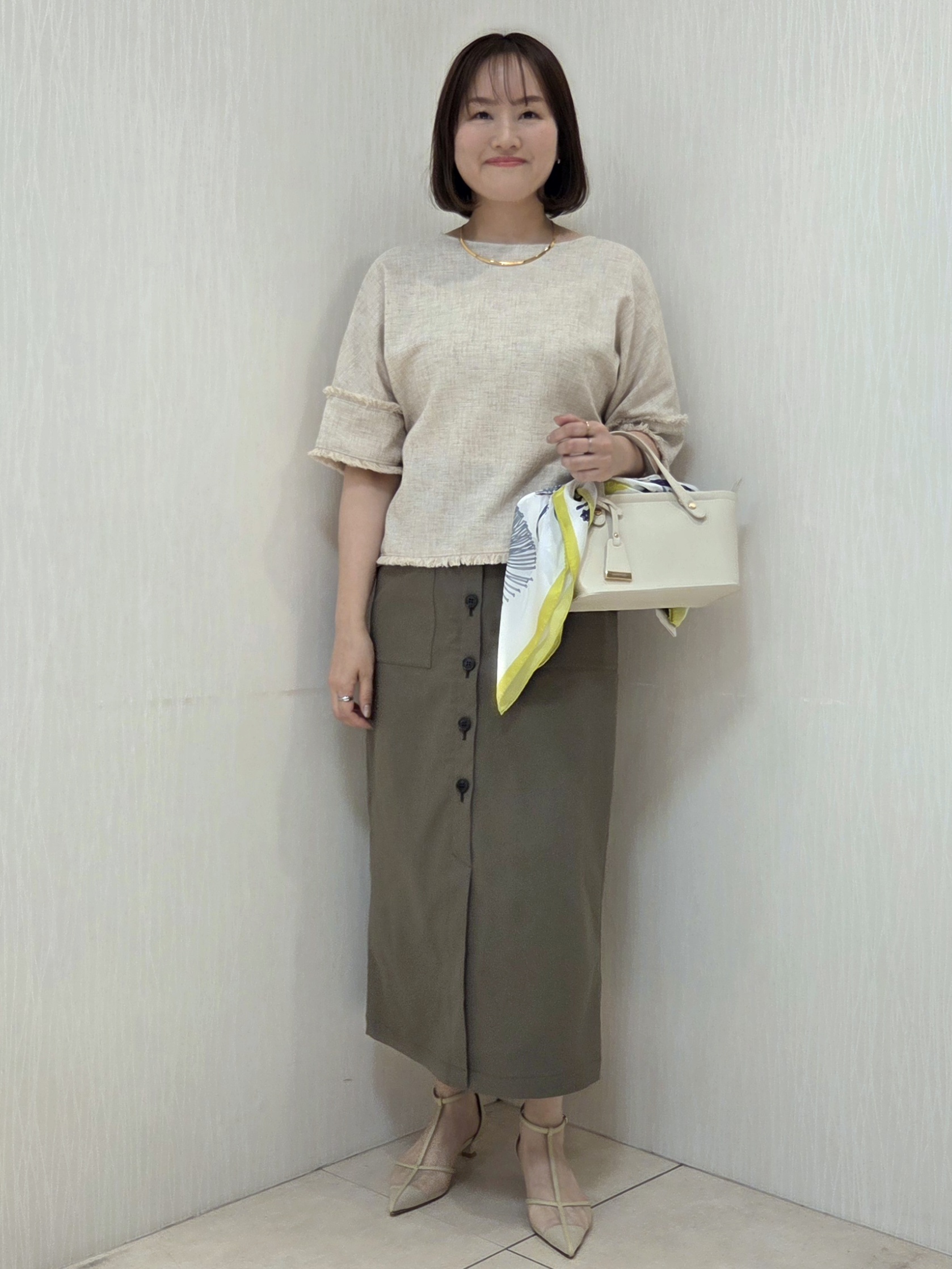 naokoさんの「UNTITLED｜【ステンレスチェーン】ティアーズネックレス」を使ったコーディネート