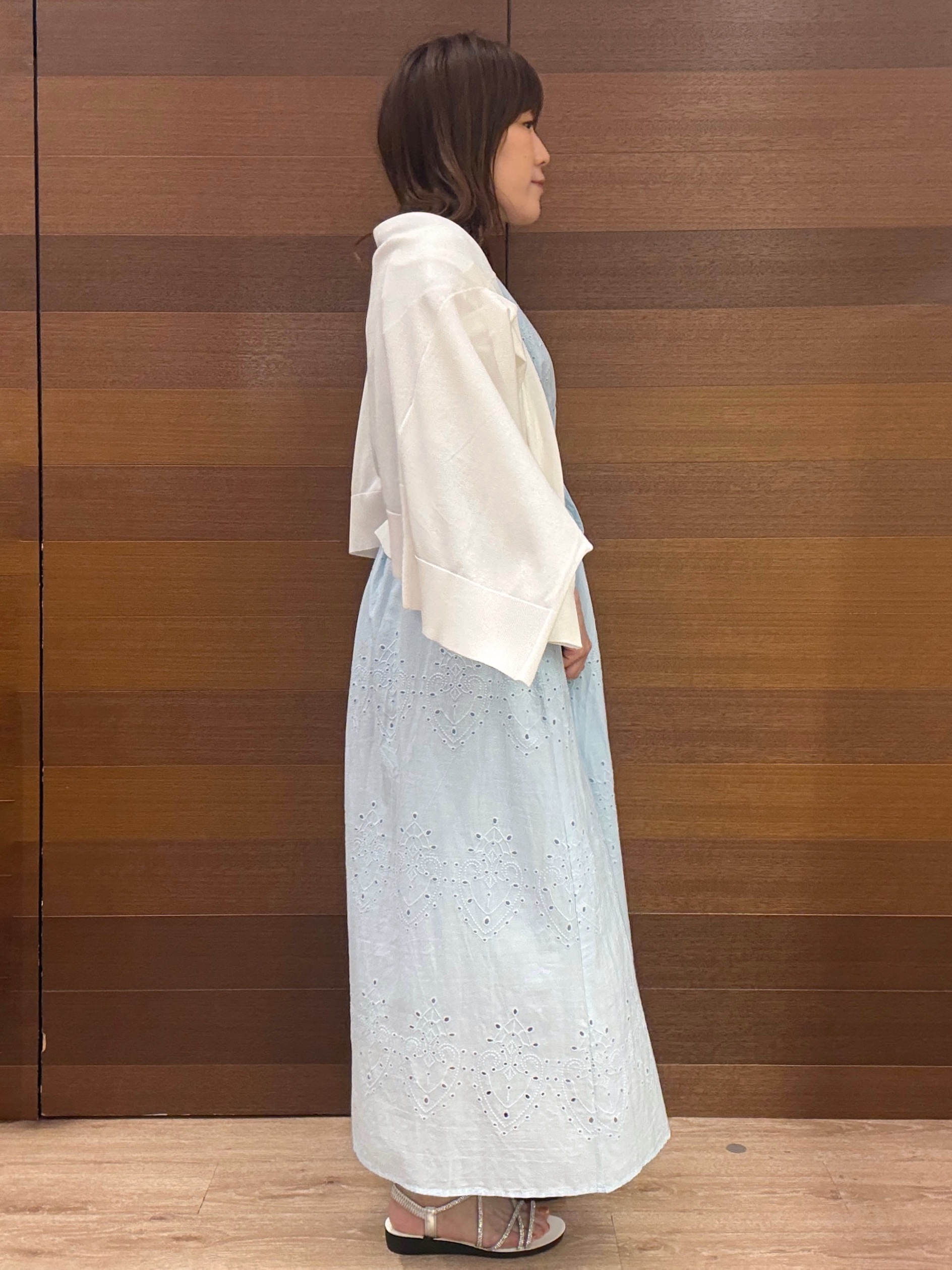 maichiさんの「OPAQUE.CLIP｜【接触冷感】ニットカーディガン《洗濯機OK／抗ピリング》」を使ったコーディネート