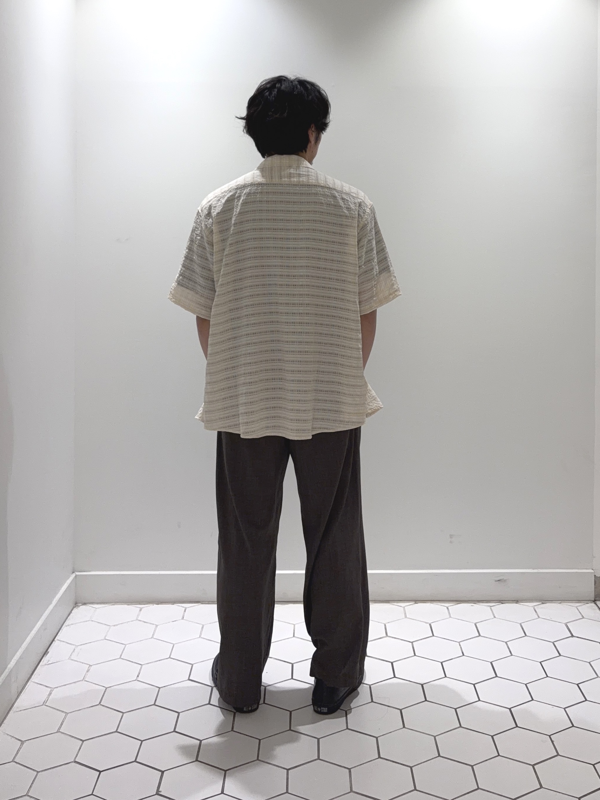 takeruさんの「Dessin｜【洗える】ヴィンテージ加工 ロゴTシャツ」を使ったコーディネート