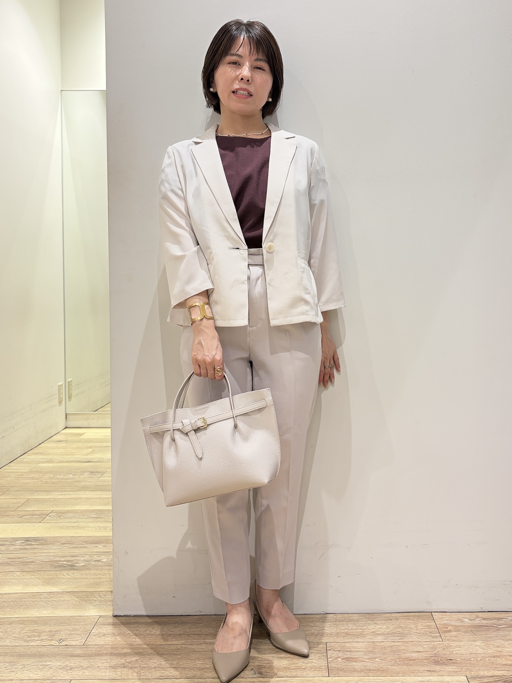YUKOさんの「index｜ベーシックパンプス」を使ったコーディネート