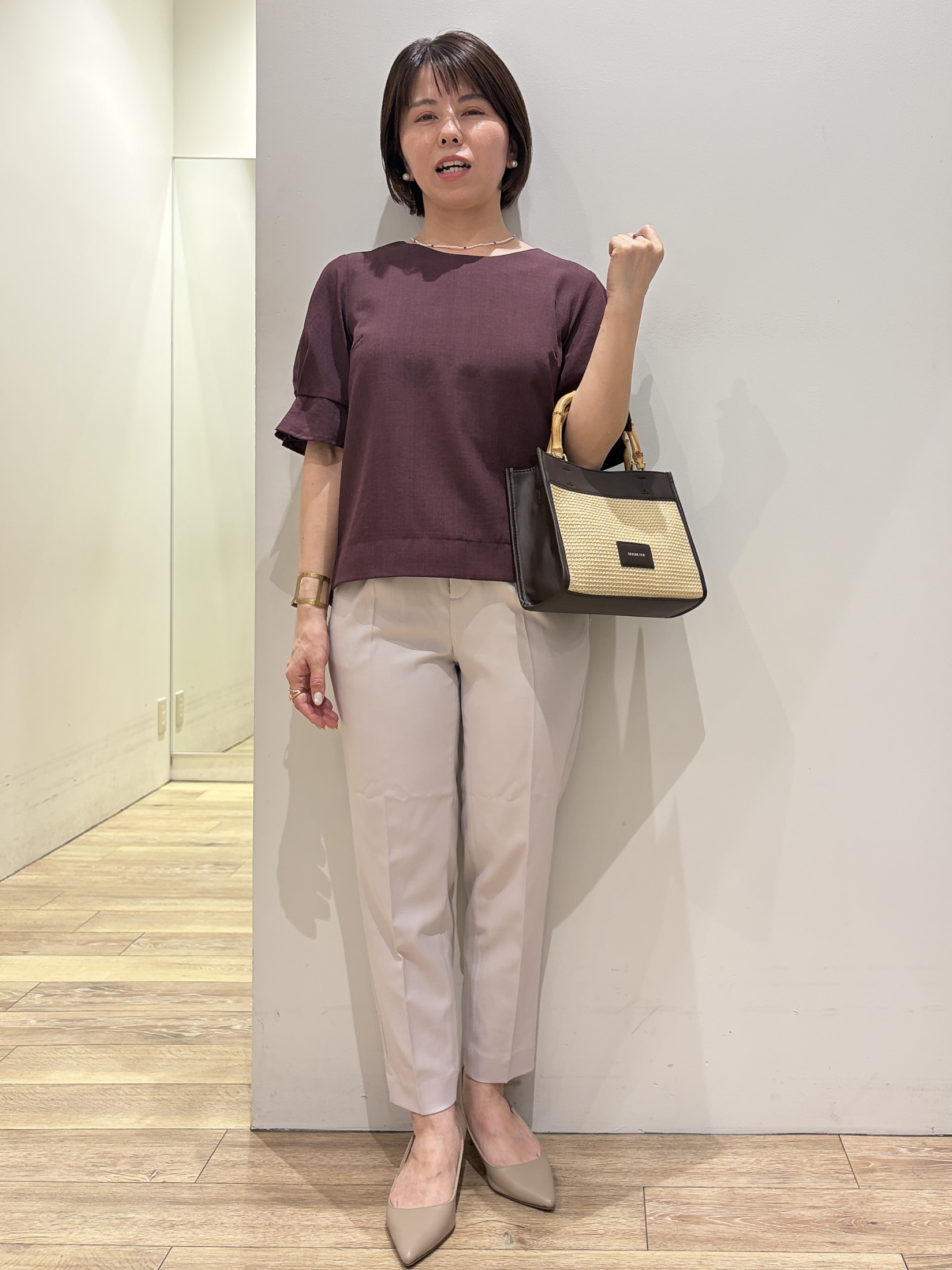 YUKOさんの「index｜ベーシックパンプス」を使ったコーディネート