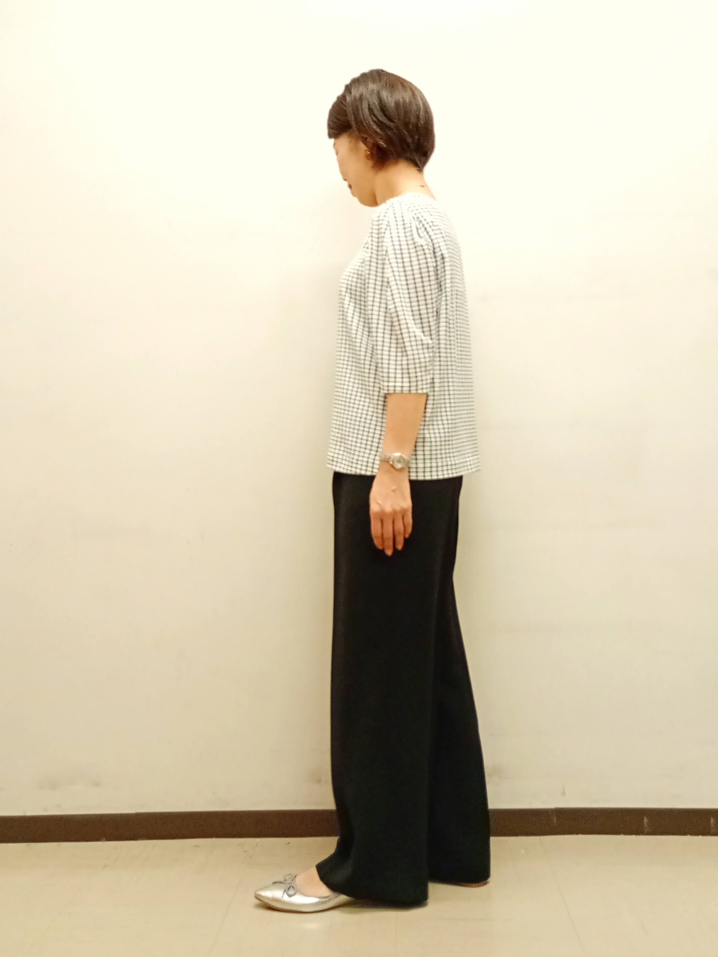 Kさんの「INDIVI｜【洗える／多機能／SETUP可】着る日傘ダブルジャケット」を使ったコーディネート