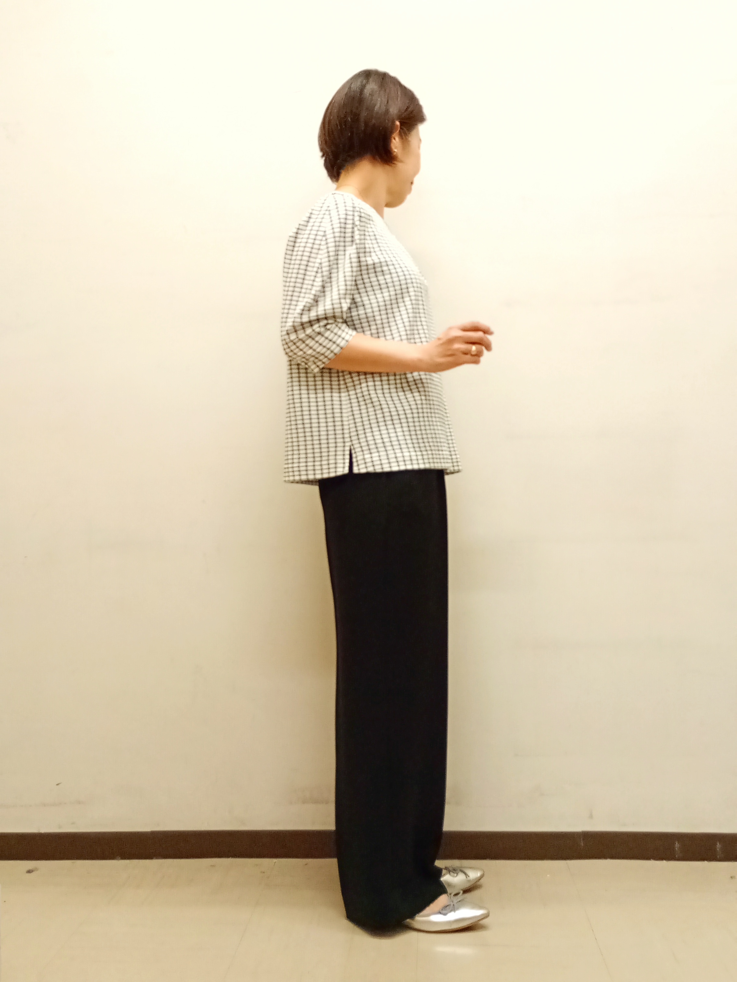 Kさんの「INDIVI｜【洗える／多機能／SETUP可】着る日傘ダブルジャケット」を使ったコーディネート