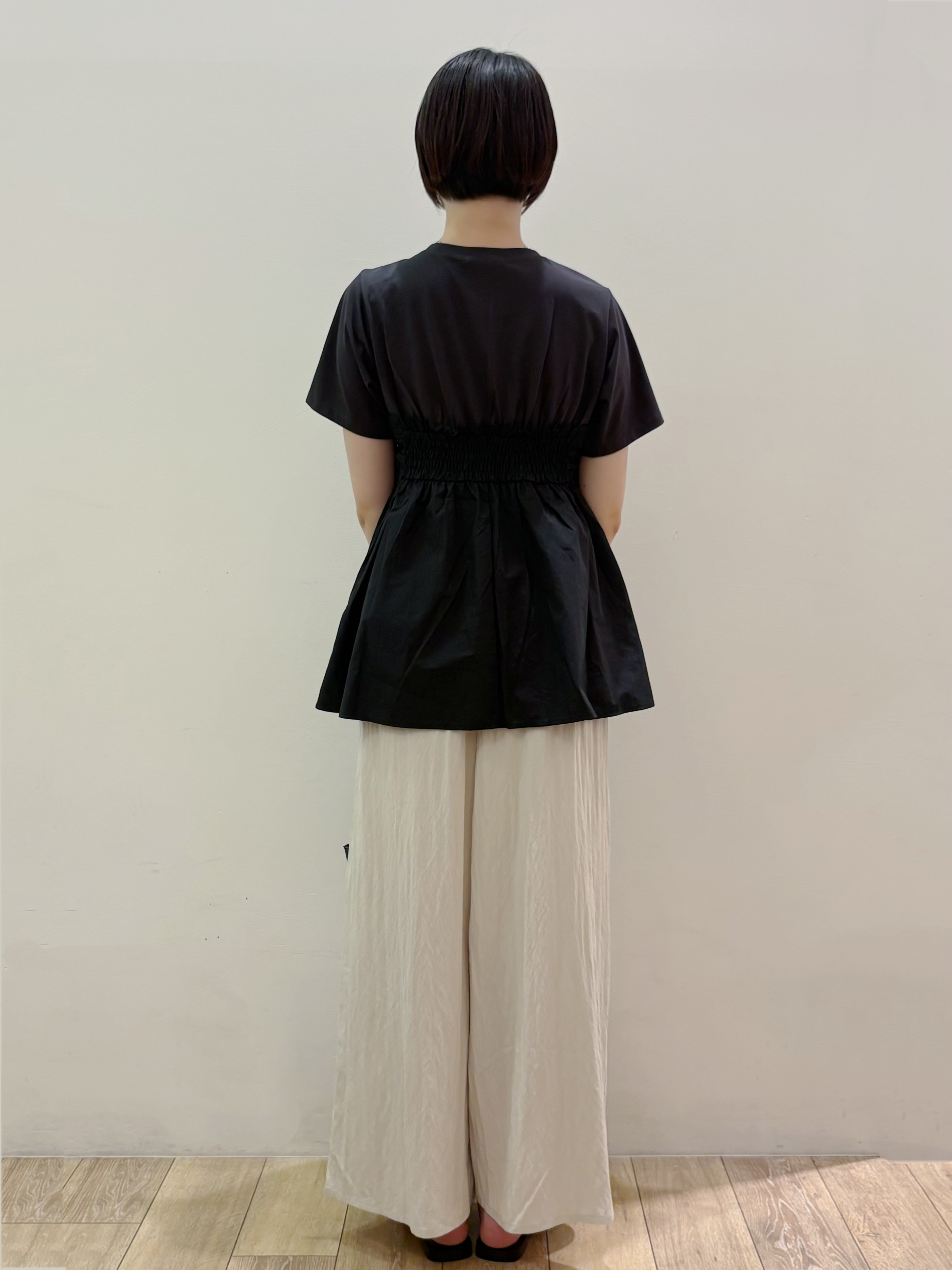 RINさんの「OPAQUE.CLIP｜ビスチェドッキングカットソー【洗濯機OK】」を使ったコーディネート