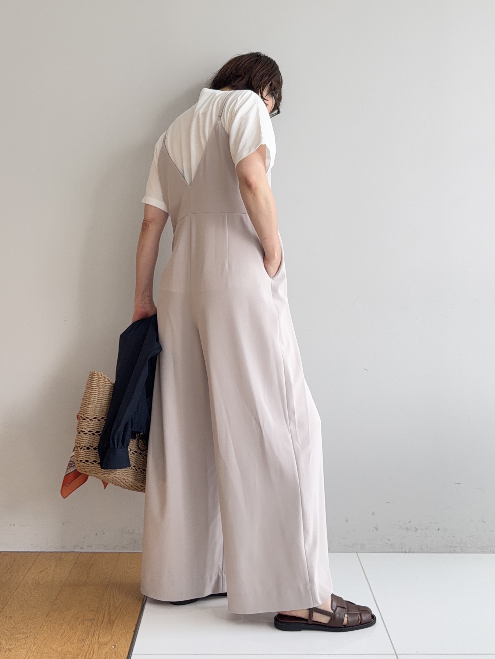 murayamaさんの「INDIVI｜【トレンド／2WAY】裾ドロスト付きシアーブラウスブルゾン」を使ったコーディネート