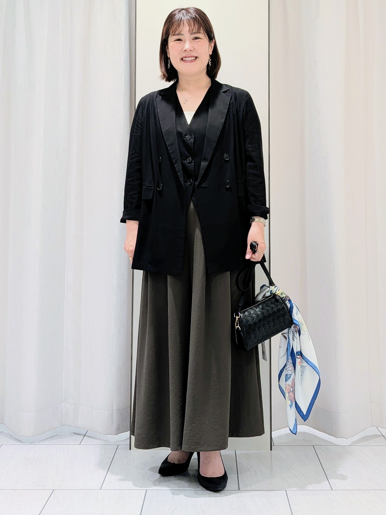 Onumaさんの「UNTITLED｜◆【セットアップ可/接触冷感/通気性】ドライシアーダブルジャケット」を使ったコーディネート