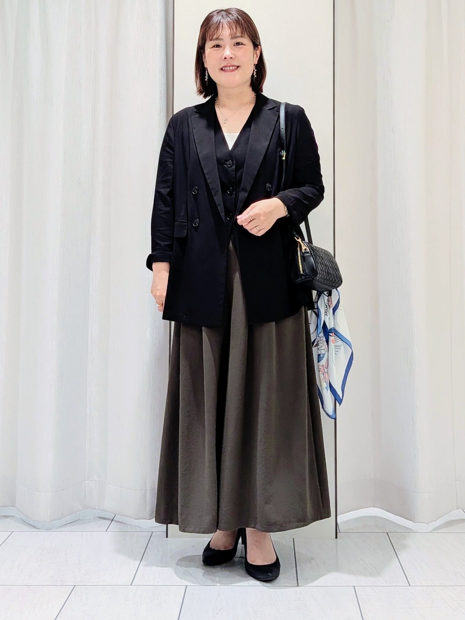 Onumaさんの「UNTITLED｜◆【セットアップ可/接触冷感/通気性】ドライシアーダブルジャケット」を使ったコーディネート