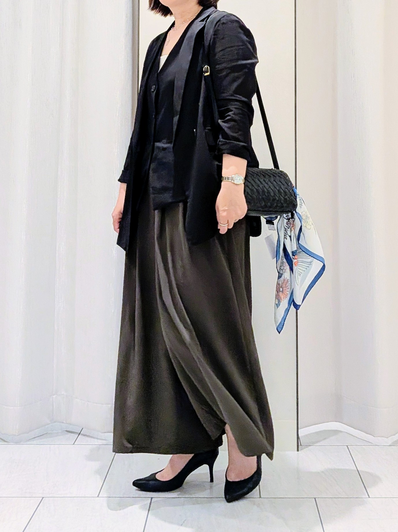Onumaさんの「UNTITLED｜◆【セットアップ可/接触冷感/通気性】ドライシアーダブルジャケット」を使ったコーディネート