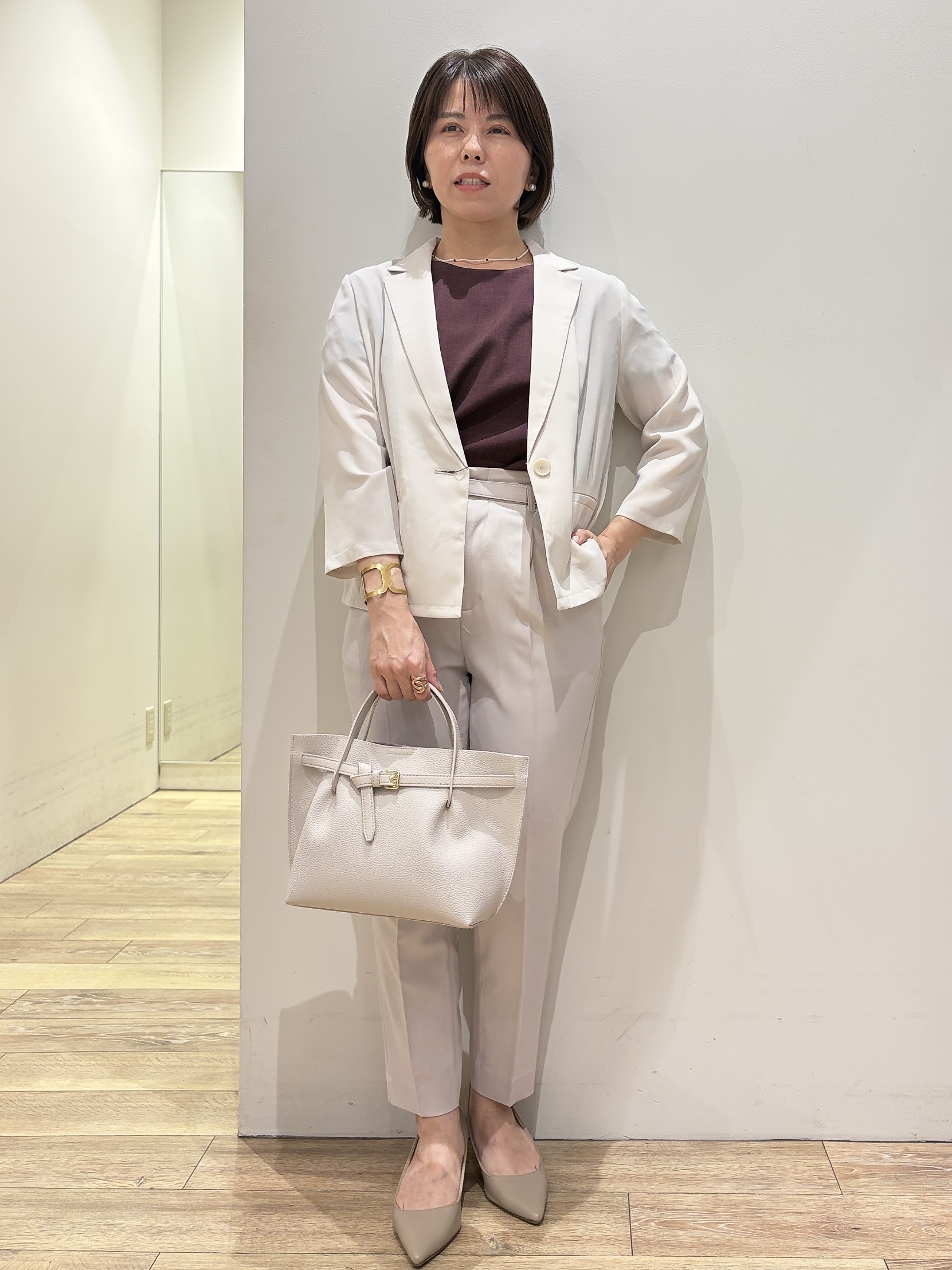 YUKOさんの「index｜ベーシックパンプス」を使ったコーディネート